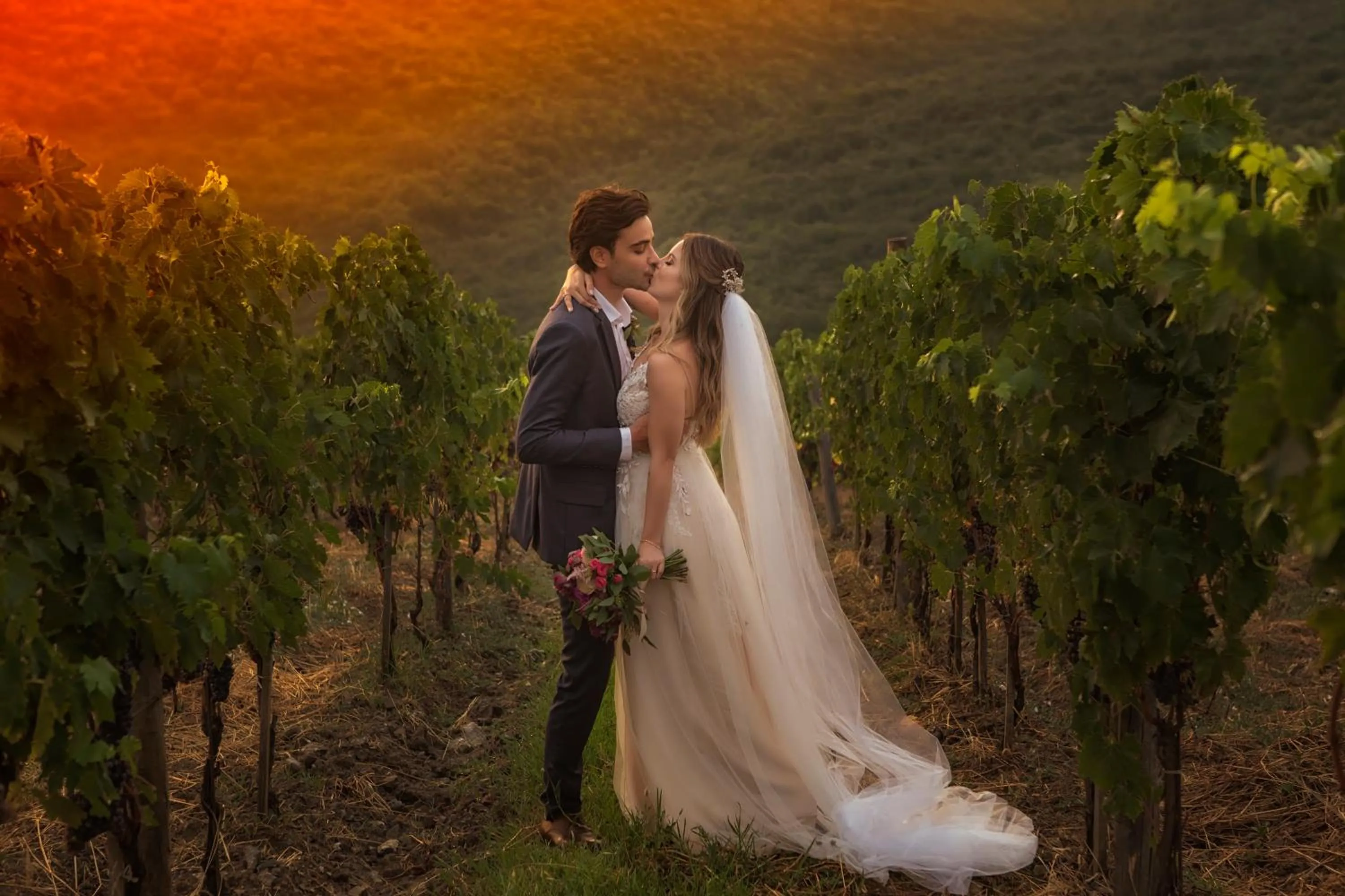 wedding in Castiglion del Bosco, A Rosewood Hotel