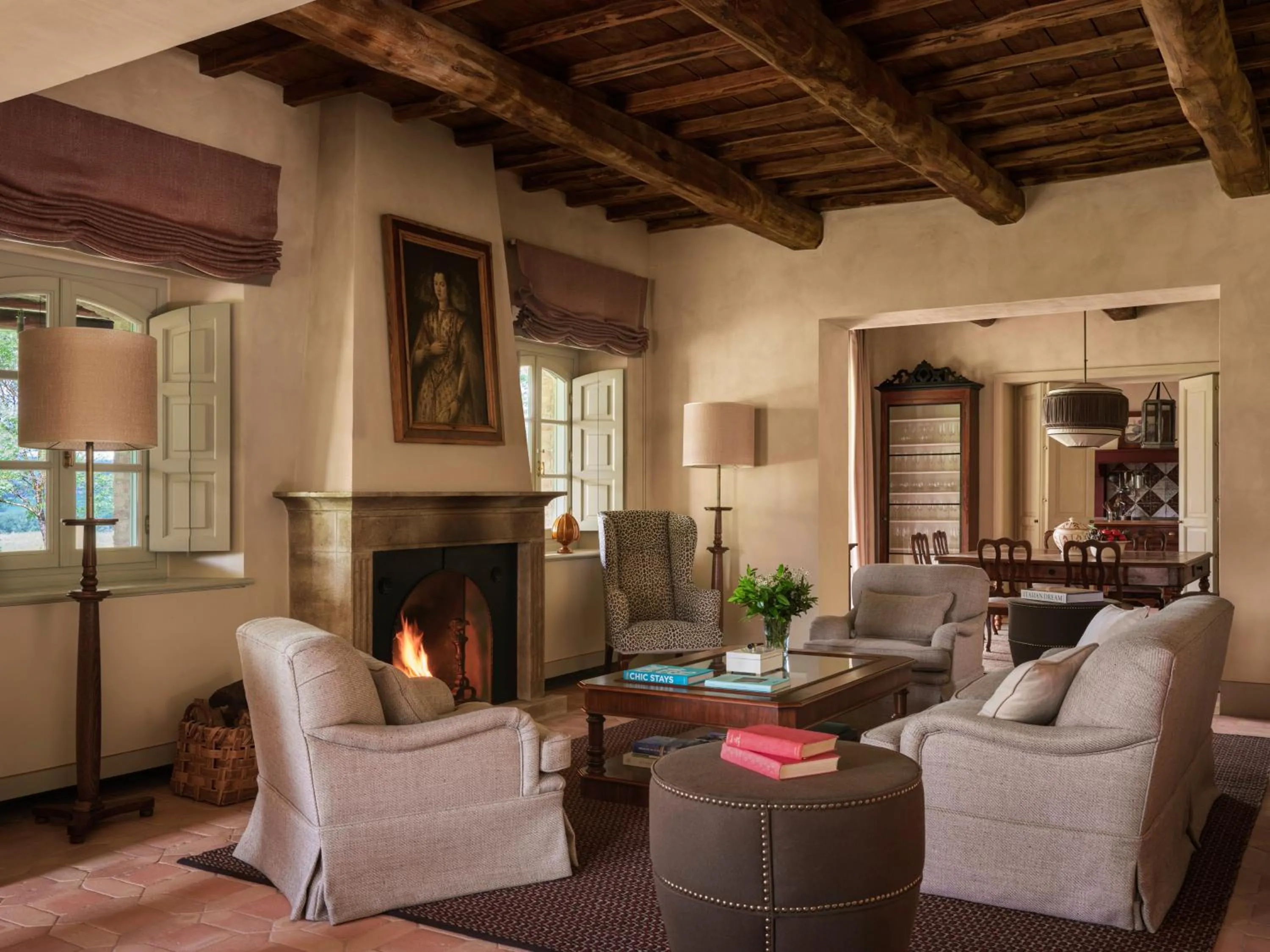 Living room in Castiglion del Bosco, A Rosewood Hotel