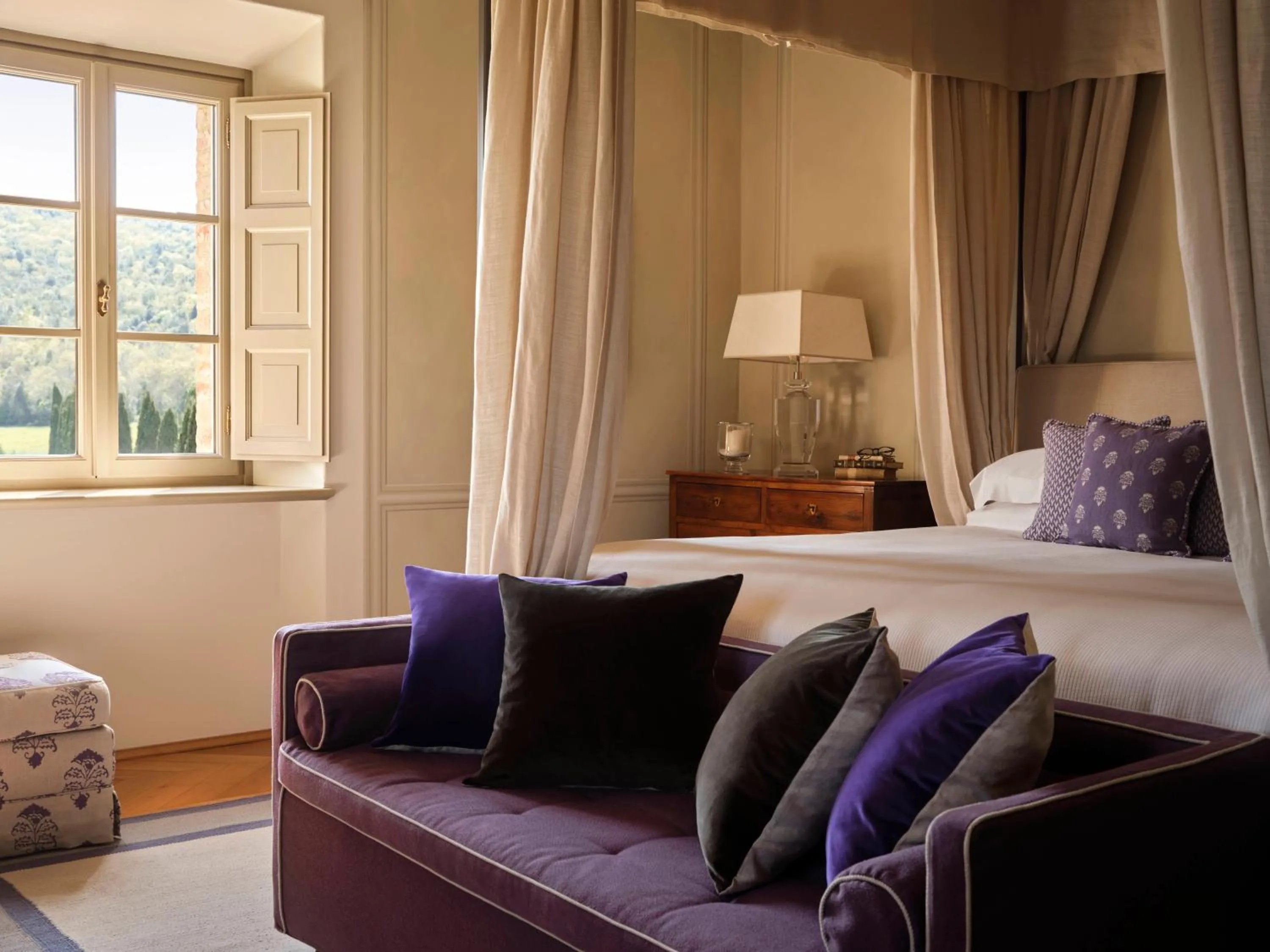 Bedroom, Bed in Castiglion del Bosco, A Rosewood Hotel