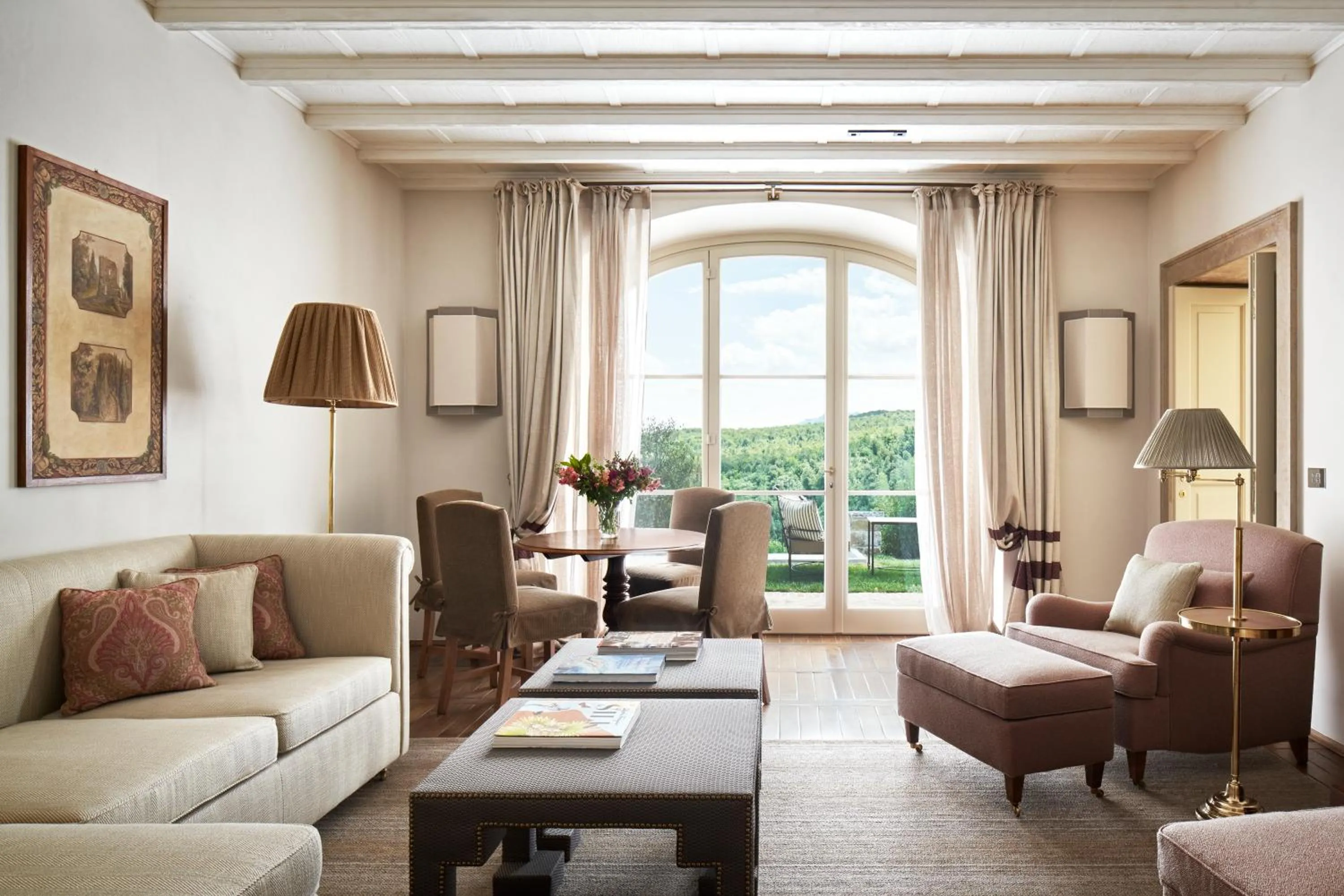 Living room in Castiglion del Bosco, A Rosewood Hotel