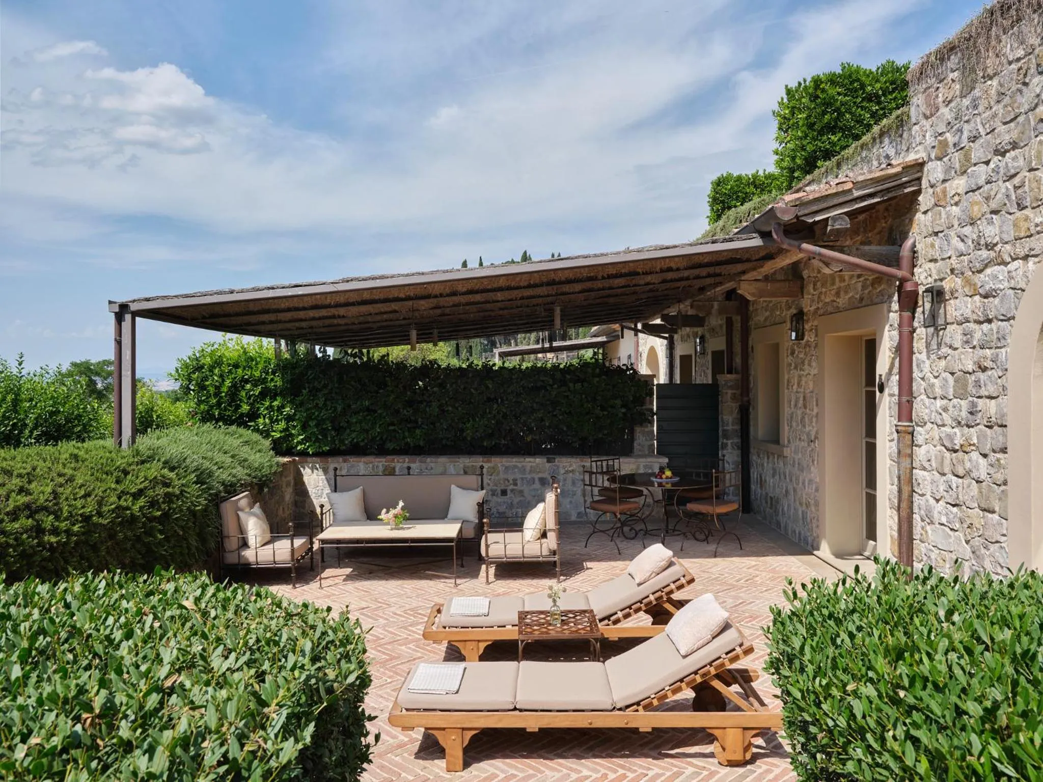 Balcony/Terrace in Castiglion del Bosco, A Rosewood Hotel