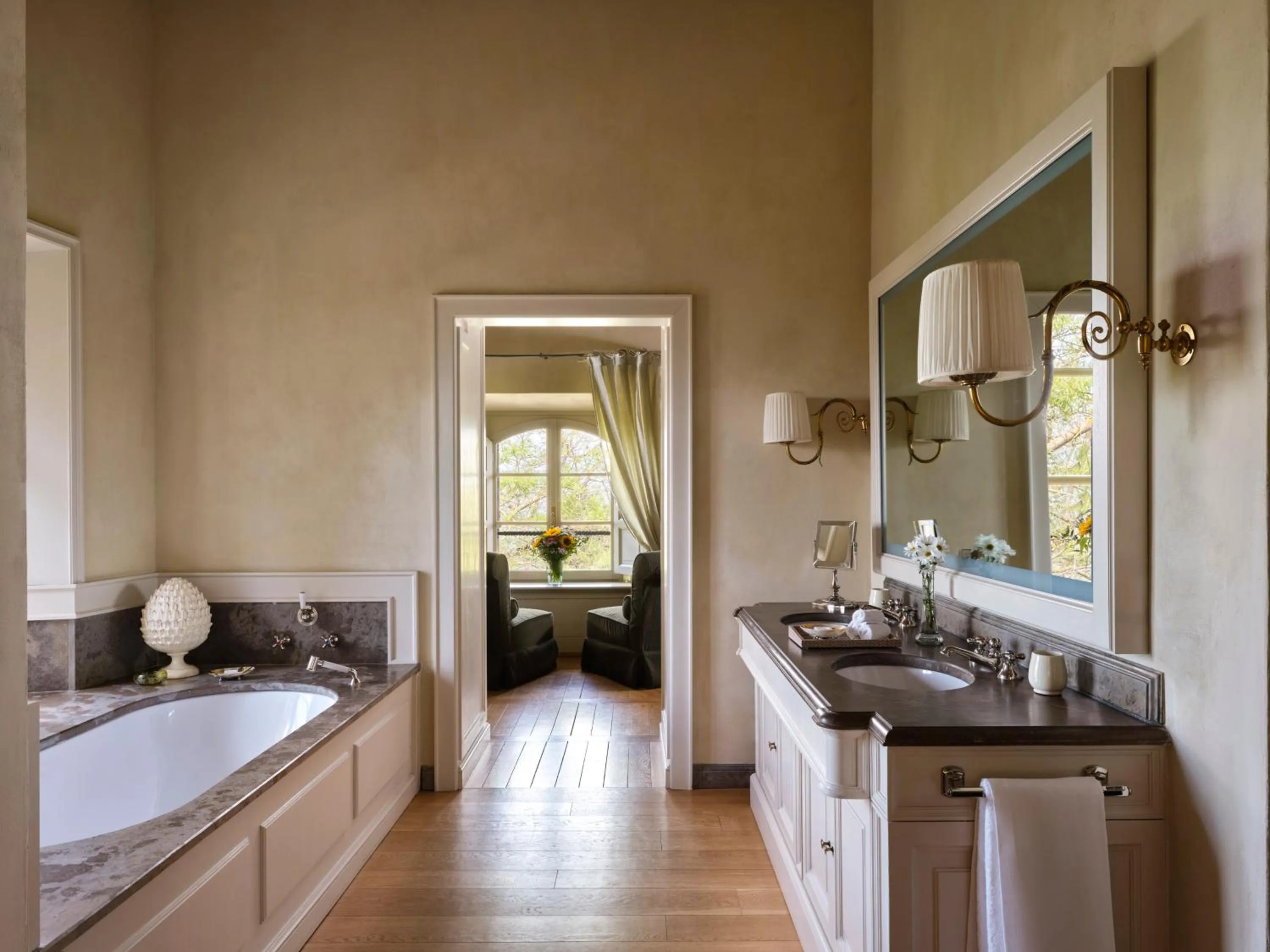 Bathroom in Castiglion del Bosco, A Rosewood Hotel