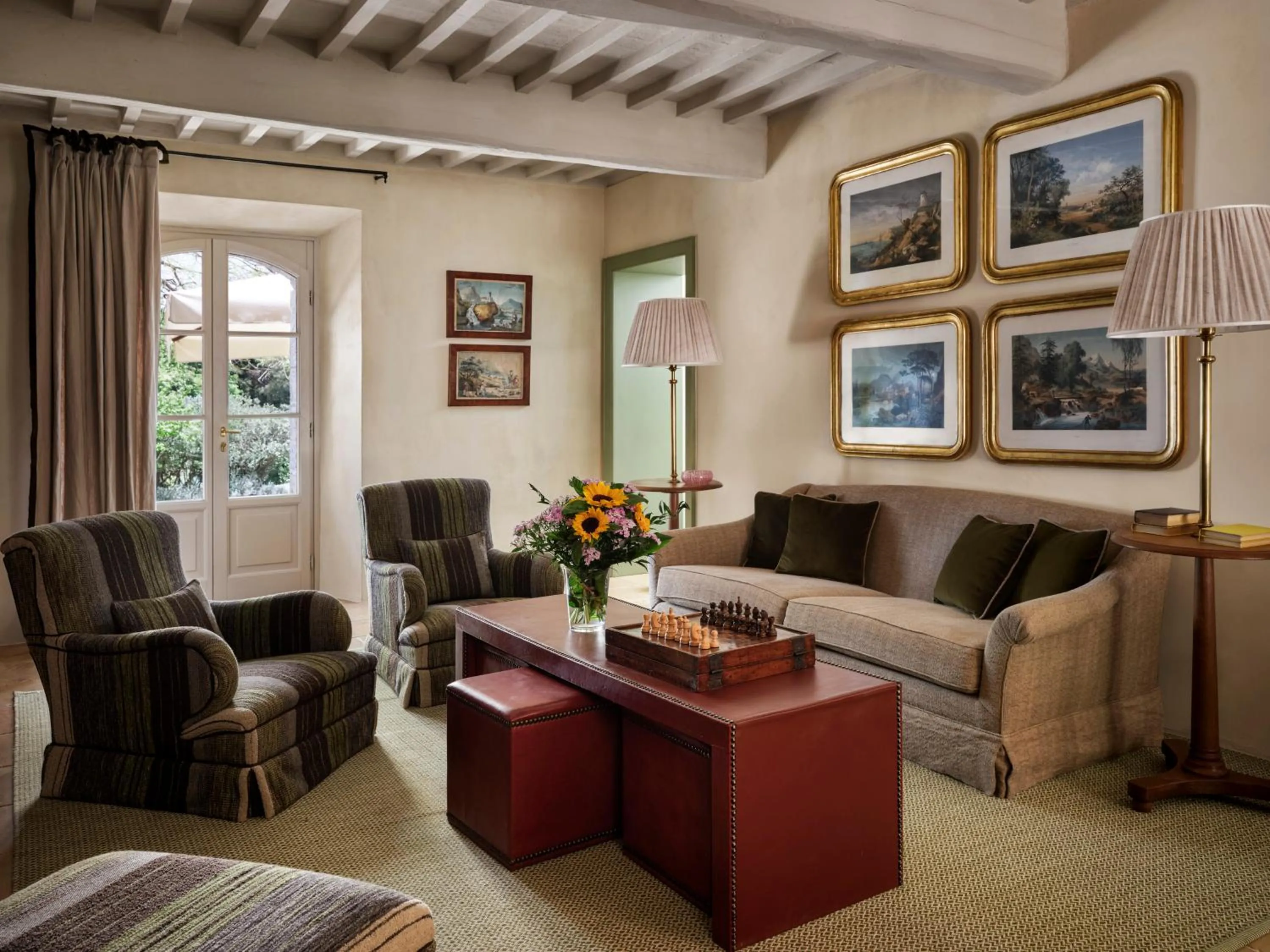 Living room in Castiglion del Bosco, A Rosewood Hotel