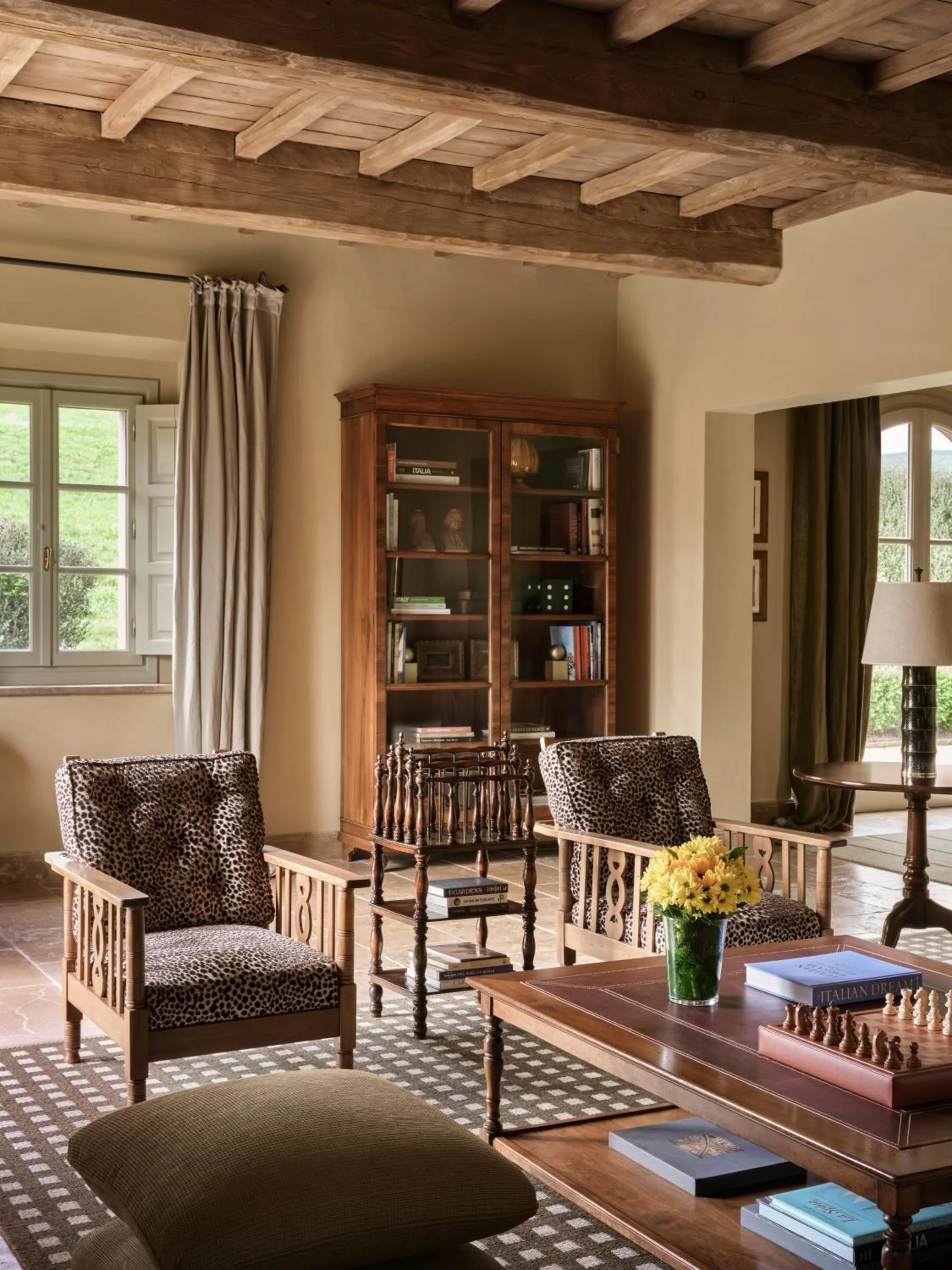 Living room in Castiglion del Bosco, A Rosewood Hotel