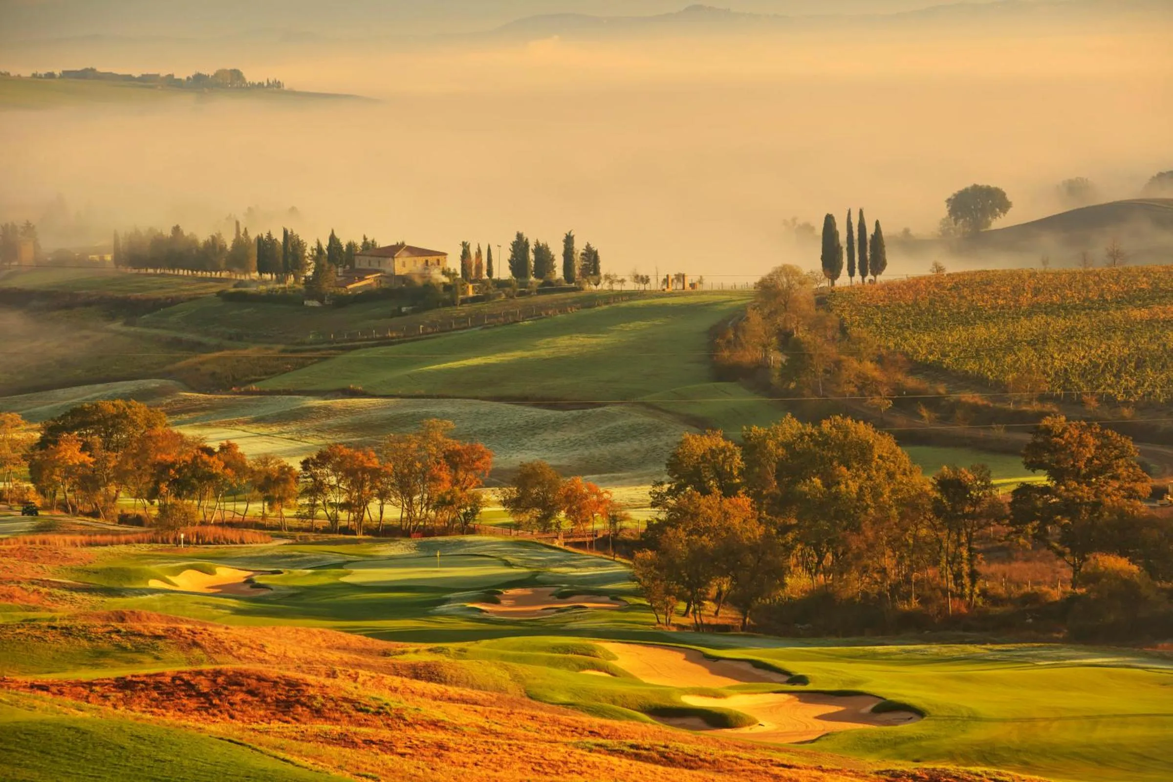 Golfcourse in Castiglion del Bosco, A Rosewood Hotel