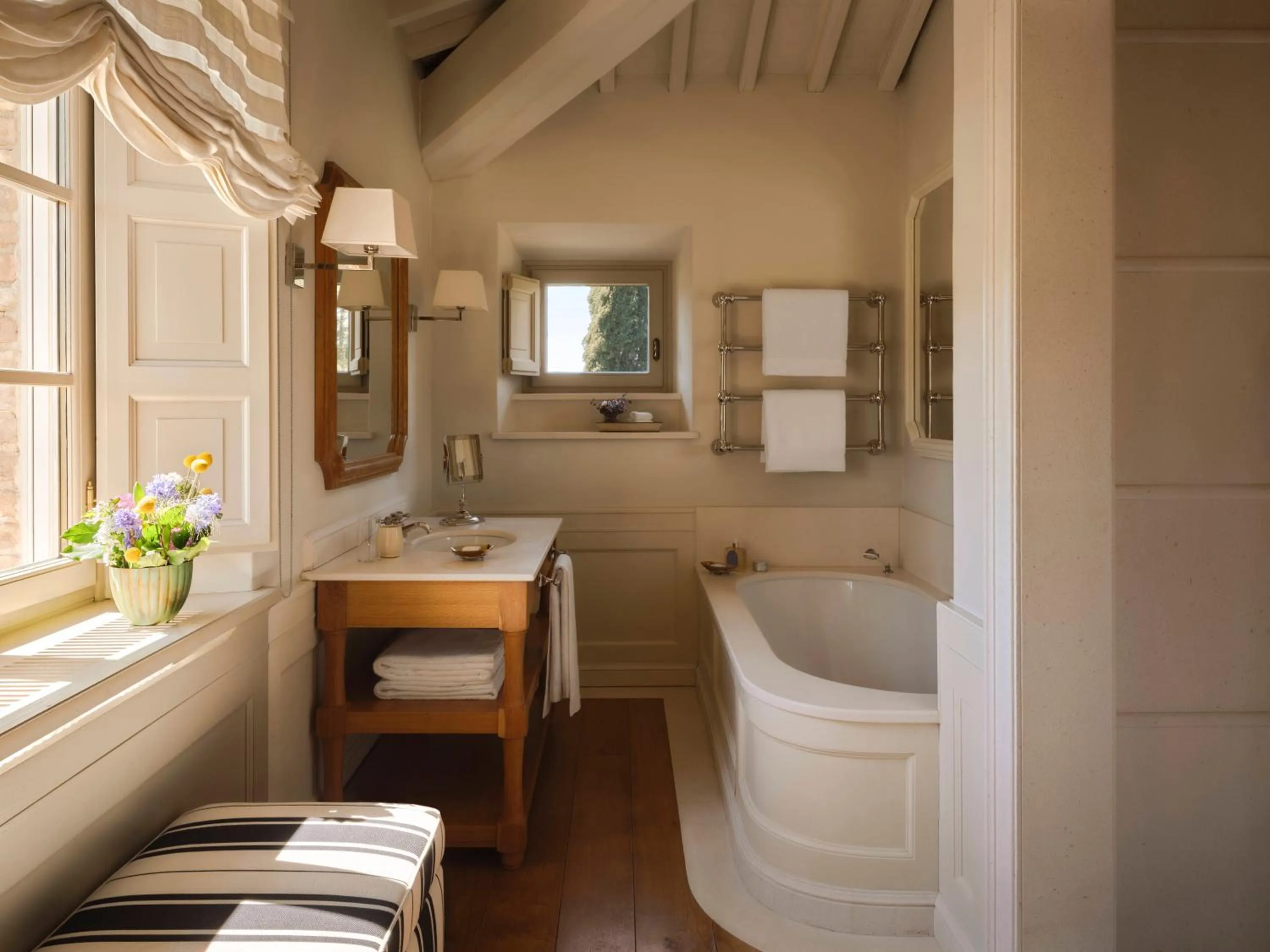 Bathroom in Castiglion del Bosco, A Rosewood Hotel