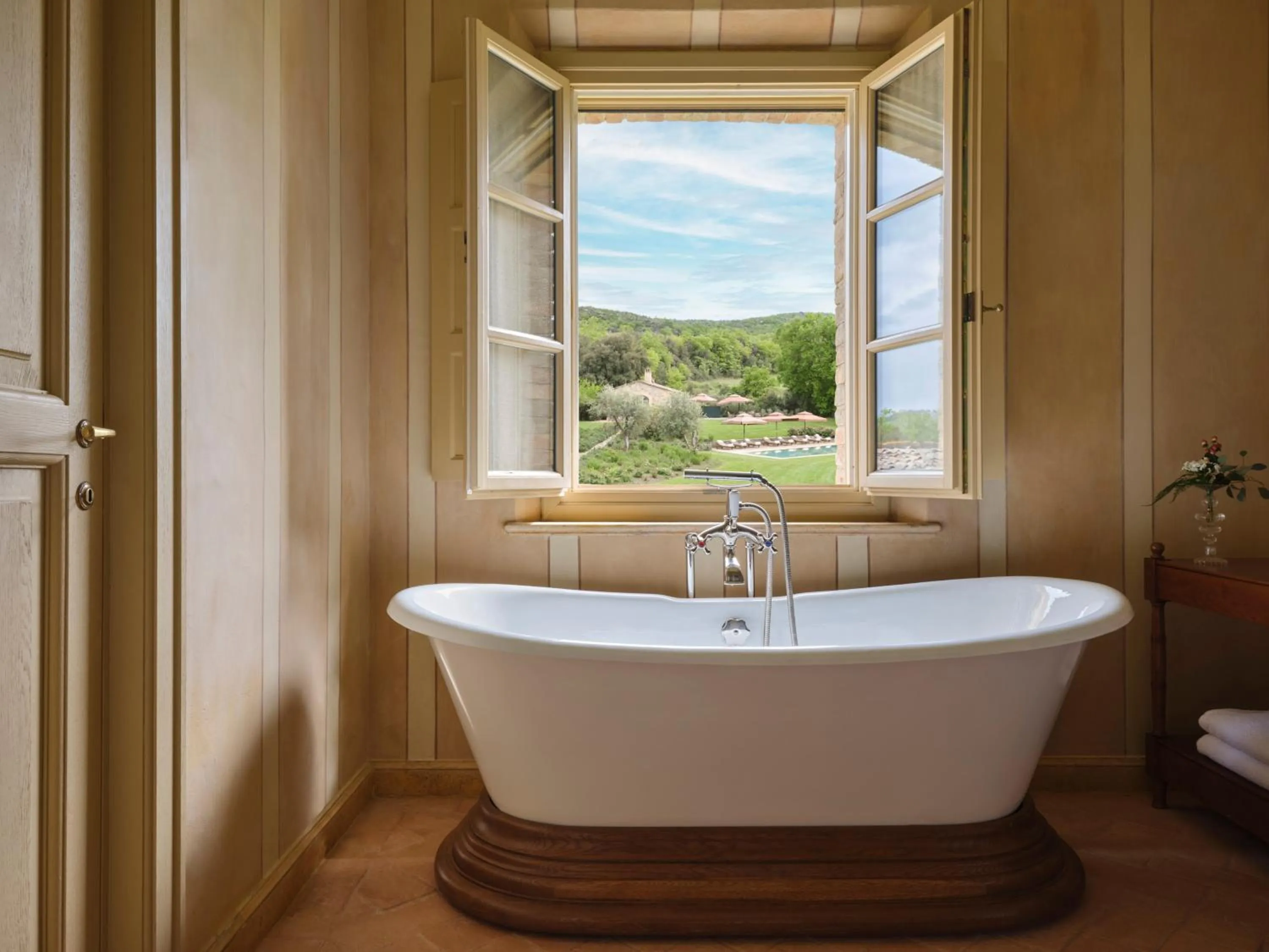Bathroom in Castiglion del Bosco, A Rosewood Hotel
