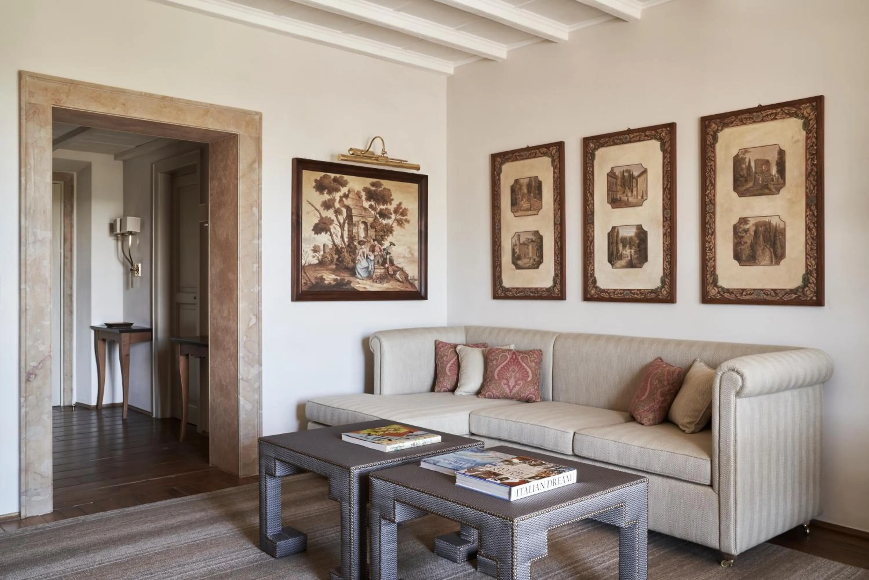Living room in Castiglion del Bosco, A Rosewood Hotel