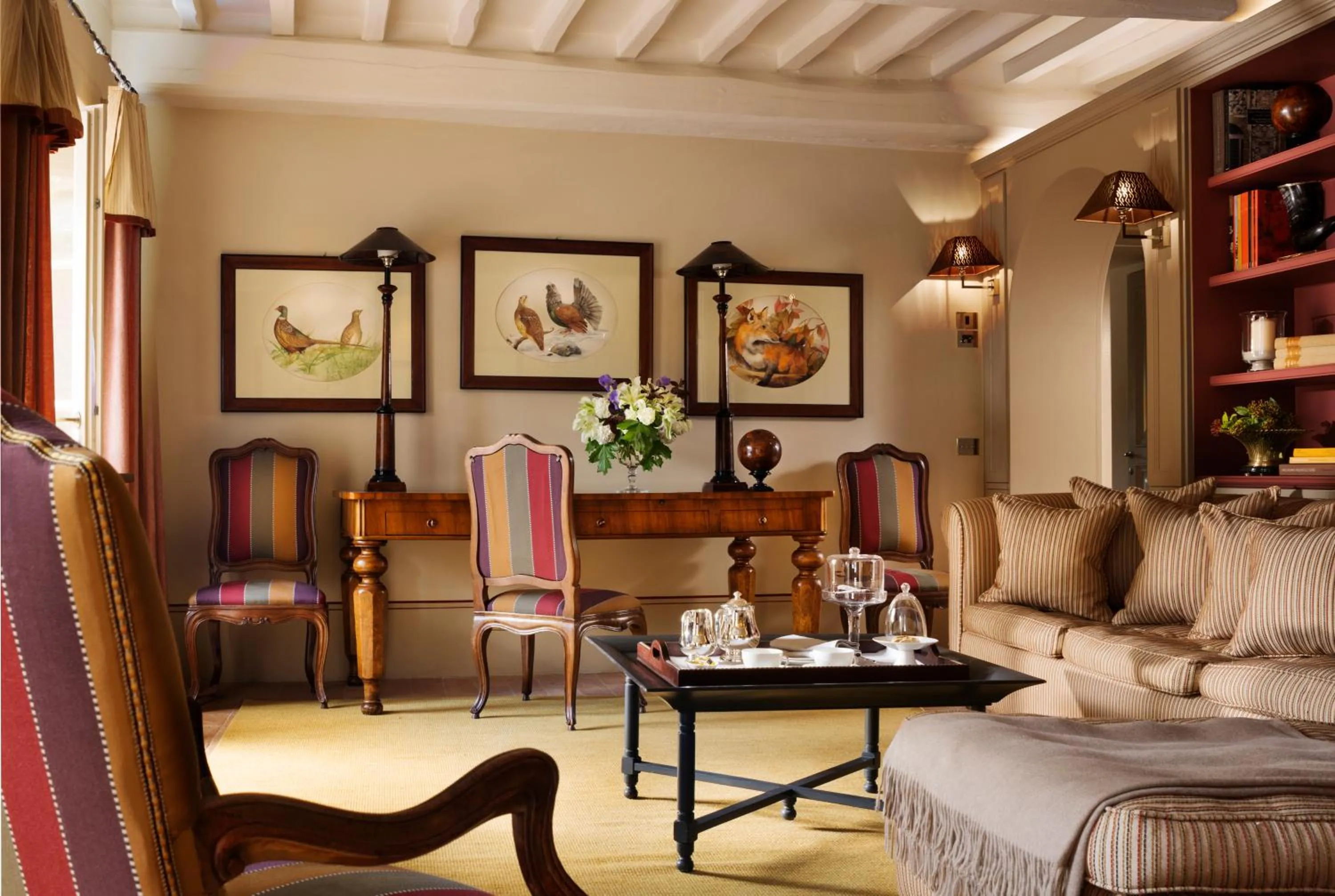 Living room in Castiglion del Bosco, A Rosewood Hotel