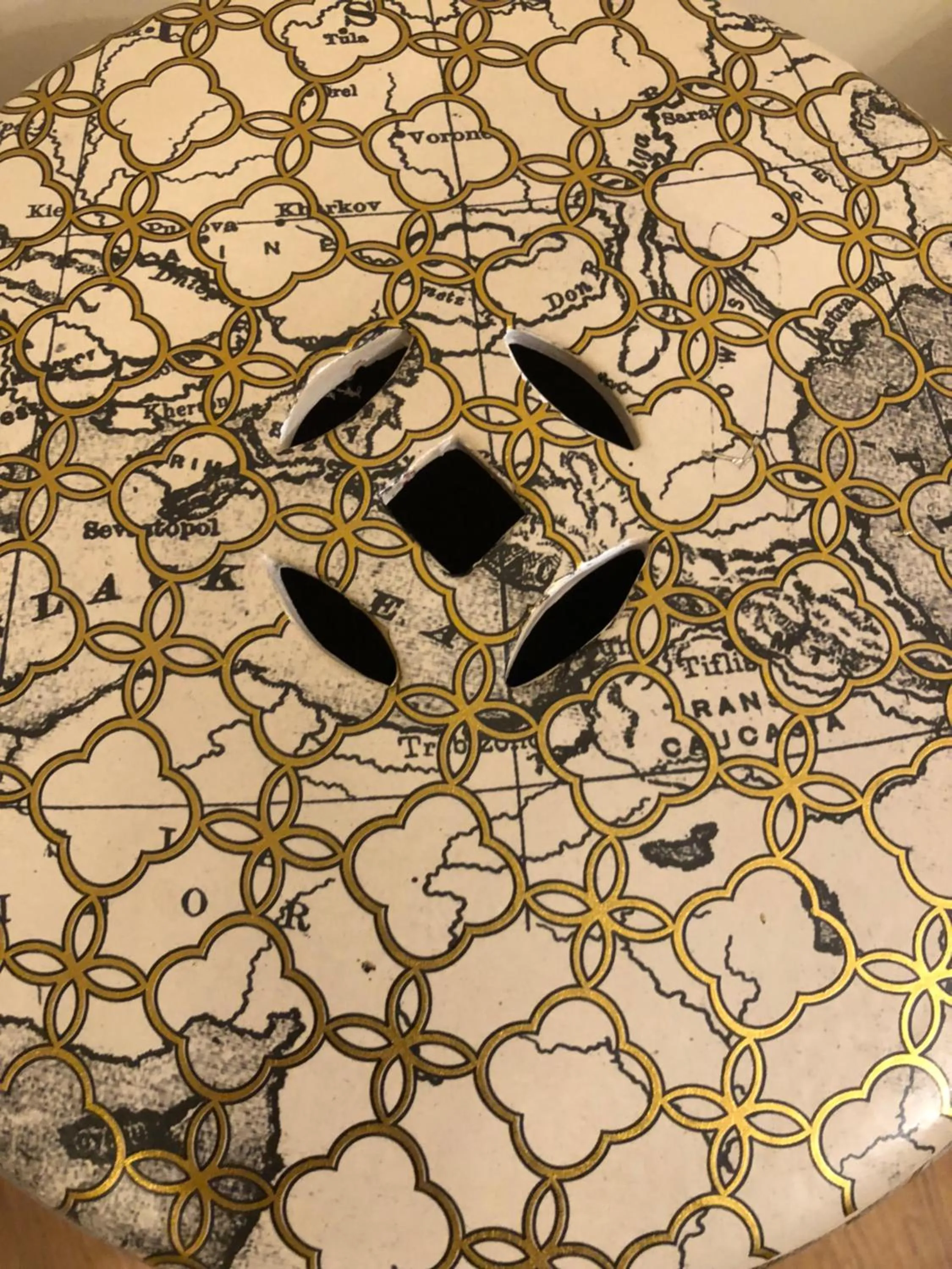 Decorative detail in Hospedería Casa Martell