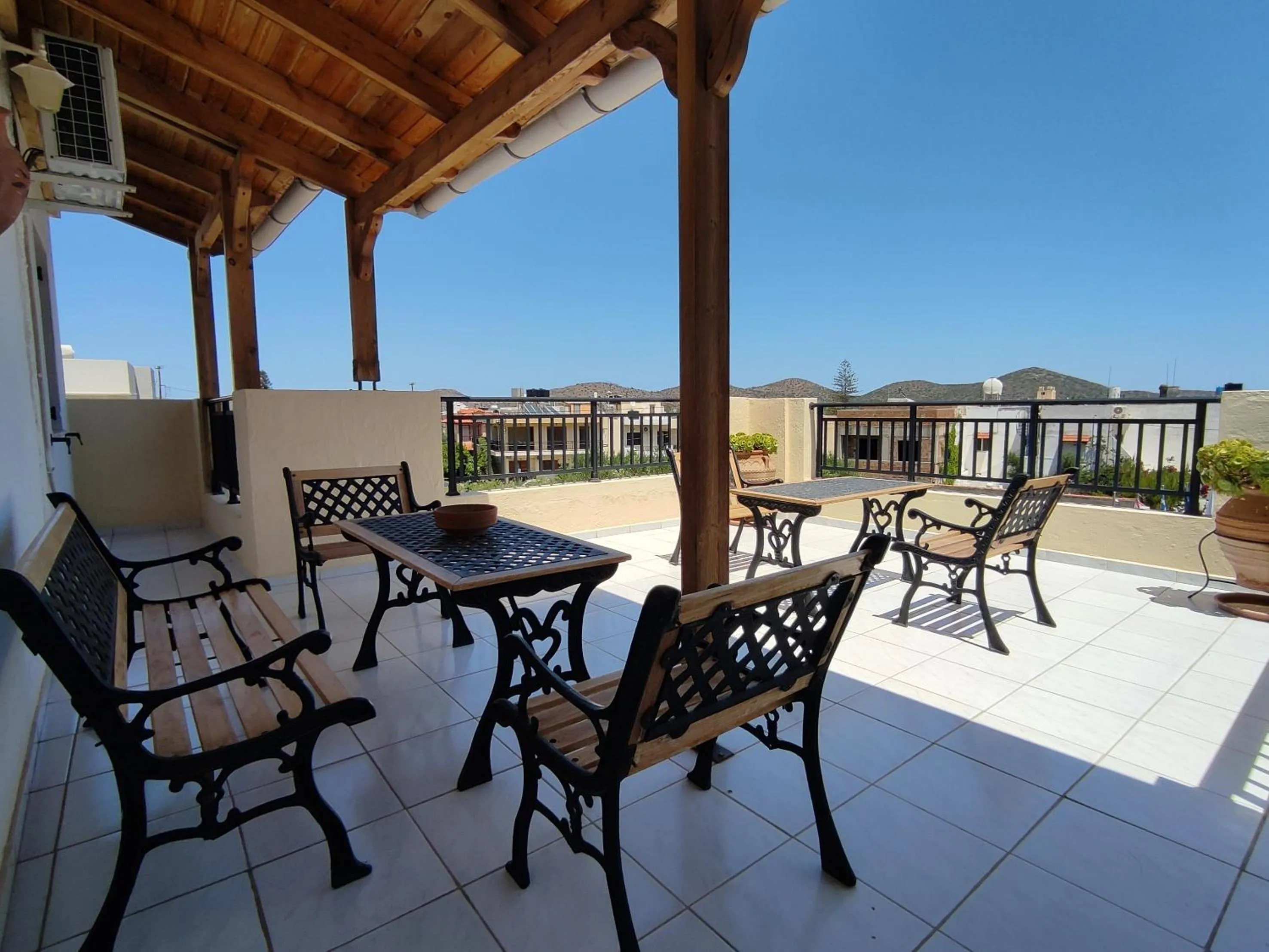 Patio in Emilia Apartments