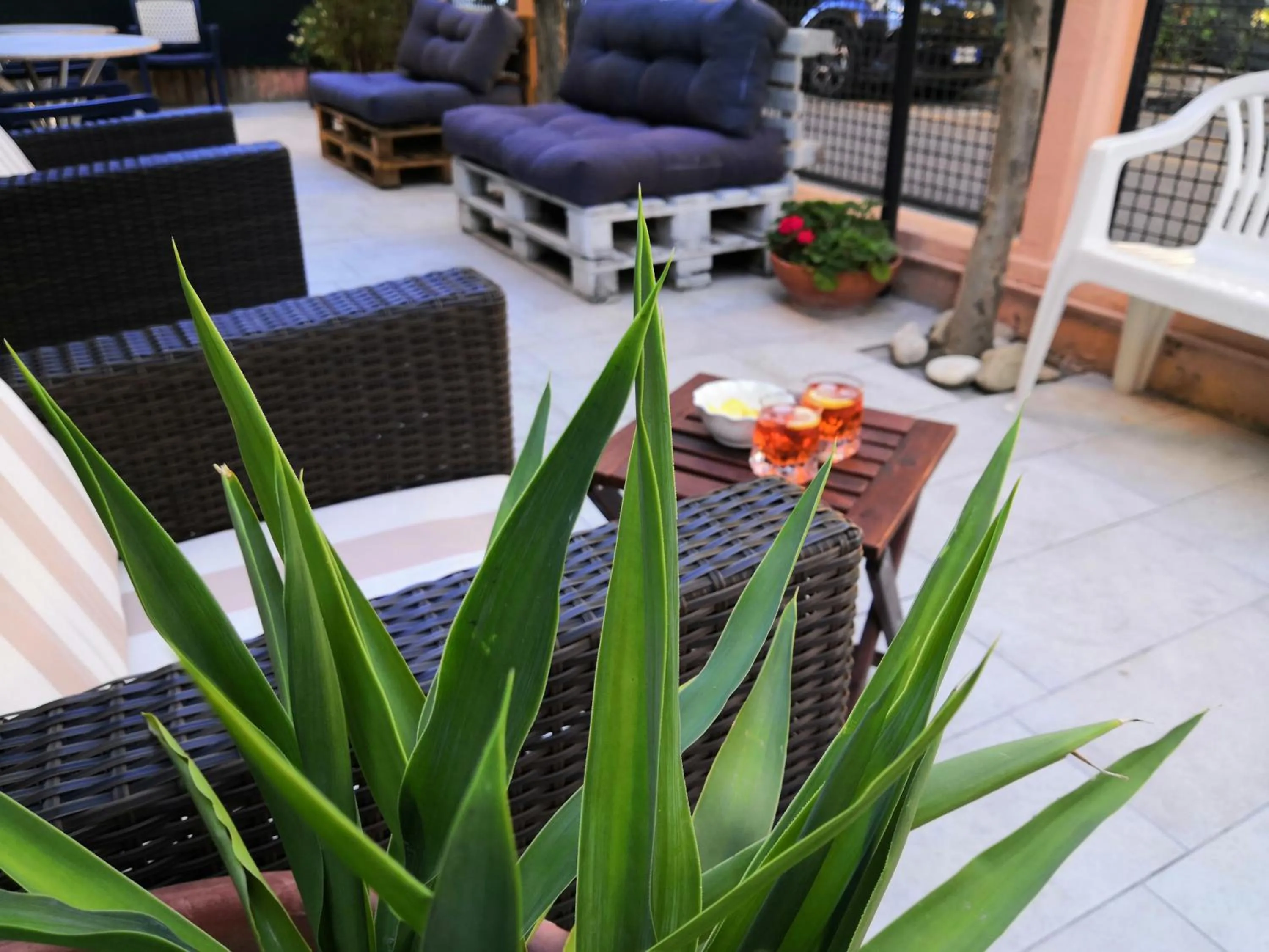 Garden in Hotel Iride Apartments & Rooms- ideale per famiglie e coppie