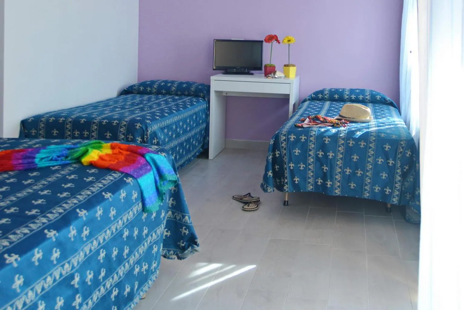 Photo of the whole room, Bed in Hotel Iride Apartments & Rooms- ideale per famiglie e coppie