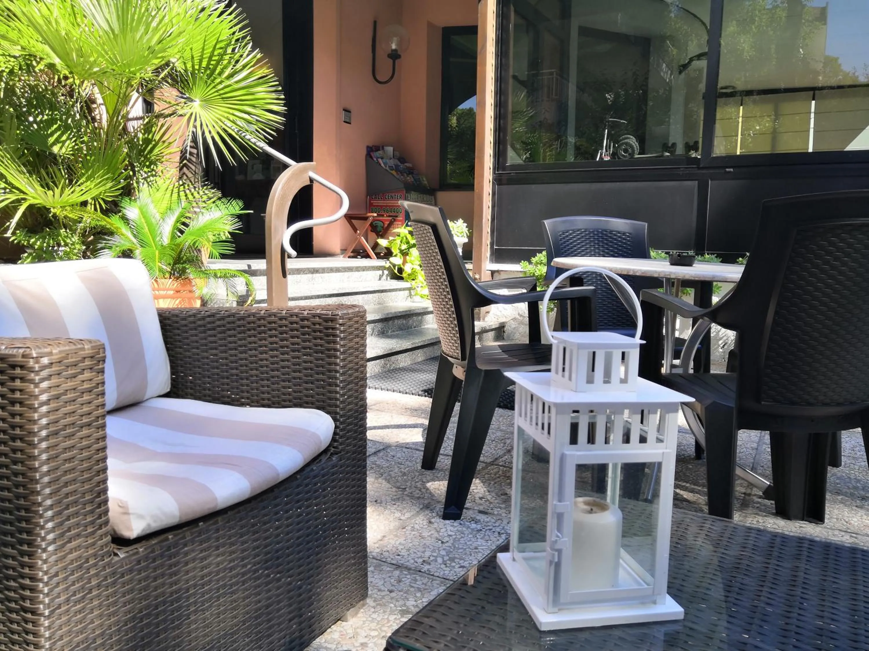 Garden in Hotel Iride Apartments & Rooms- ideale per famiglie e coppie