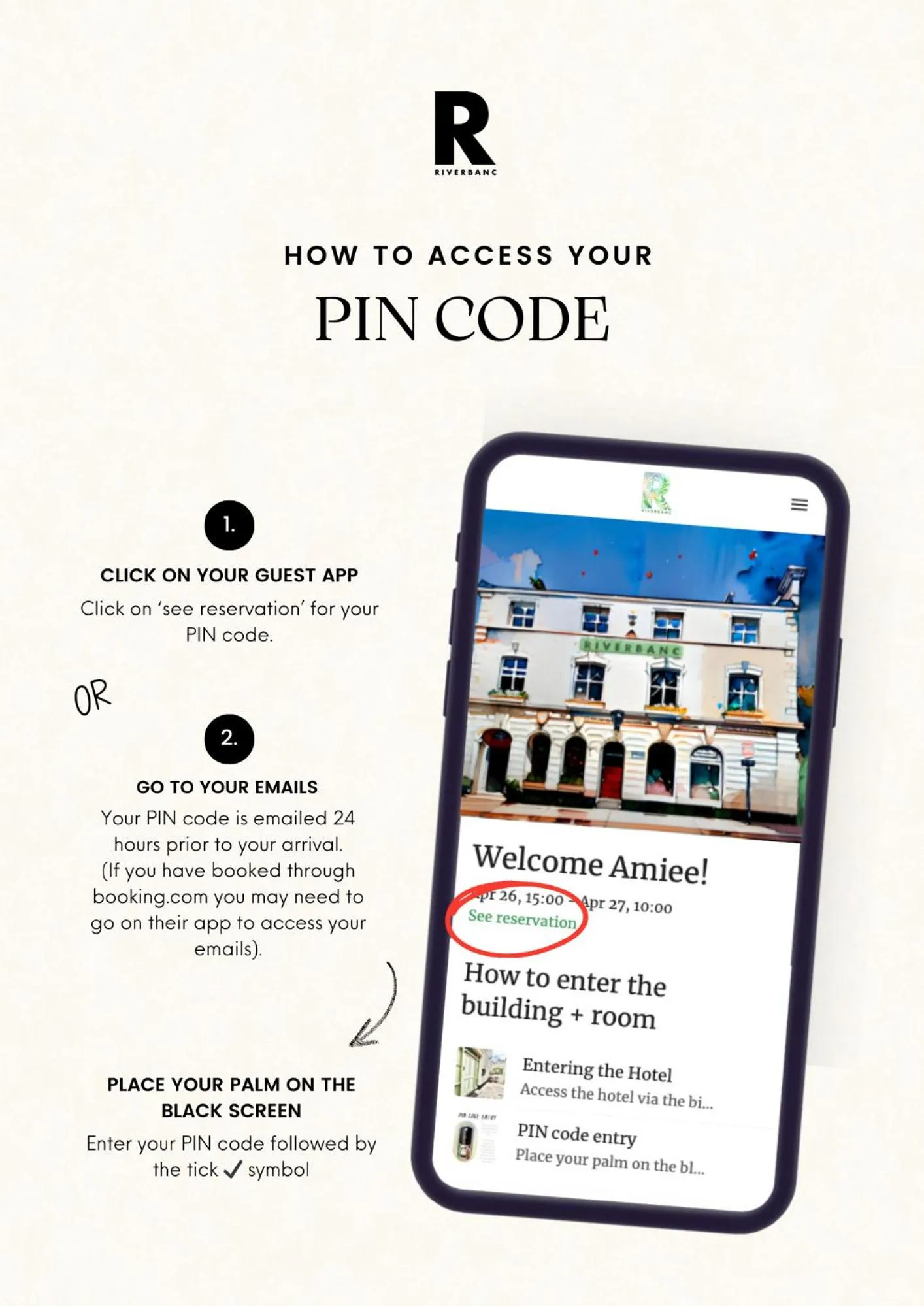 Lobby or reception in RIVERBANC