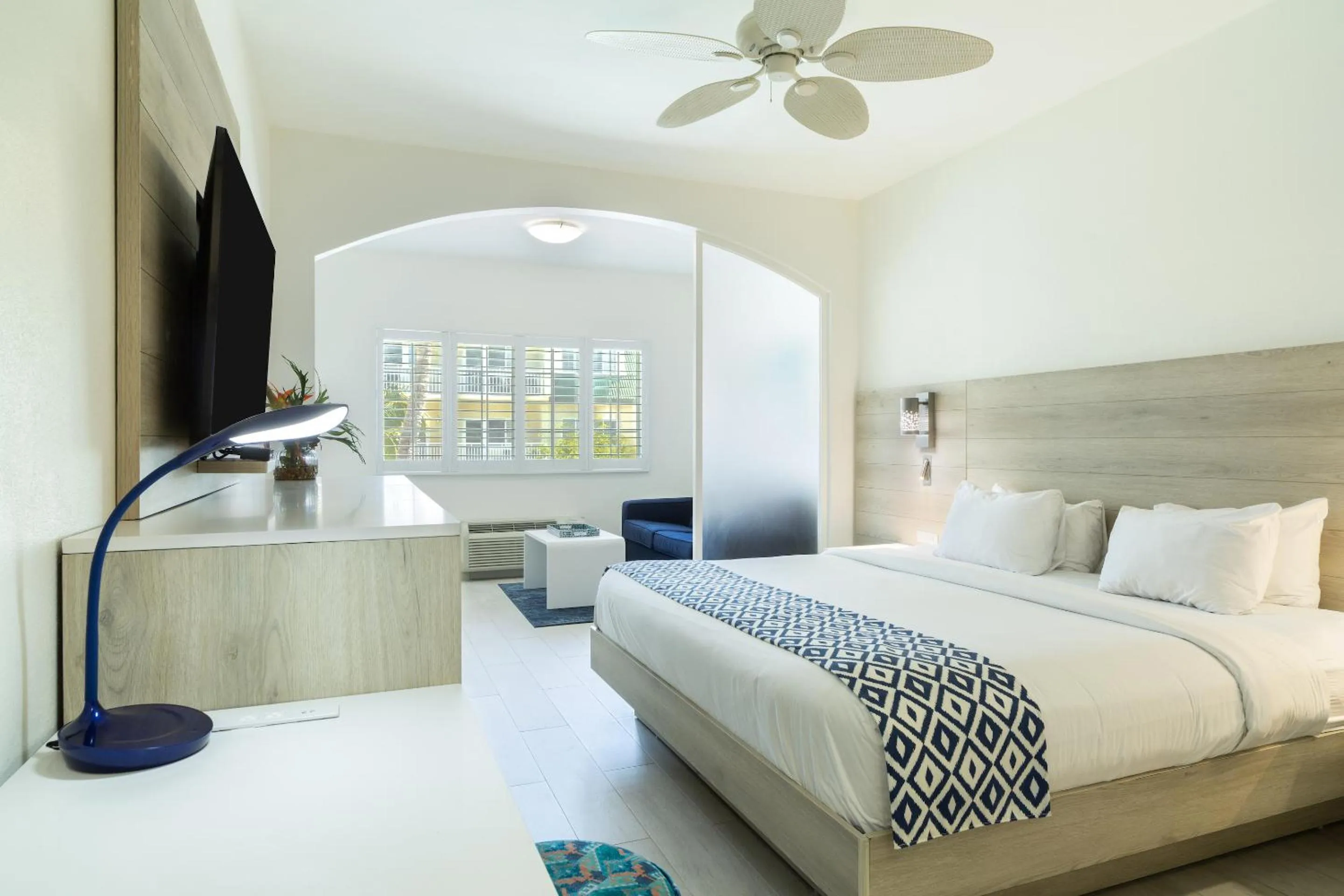 Bed in Ports of Call Resort