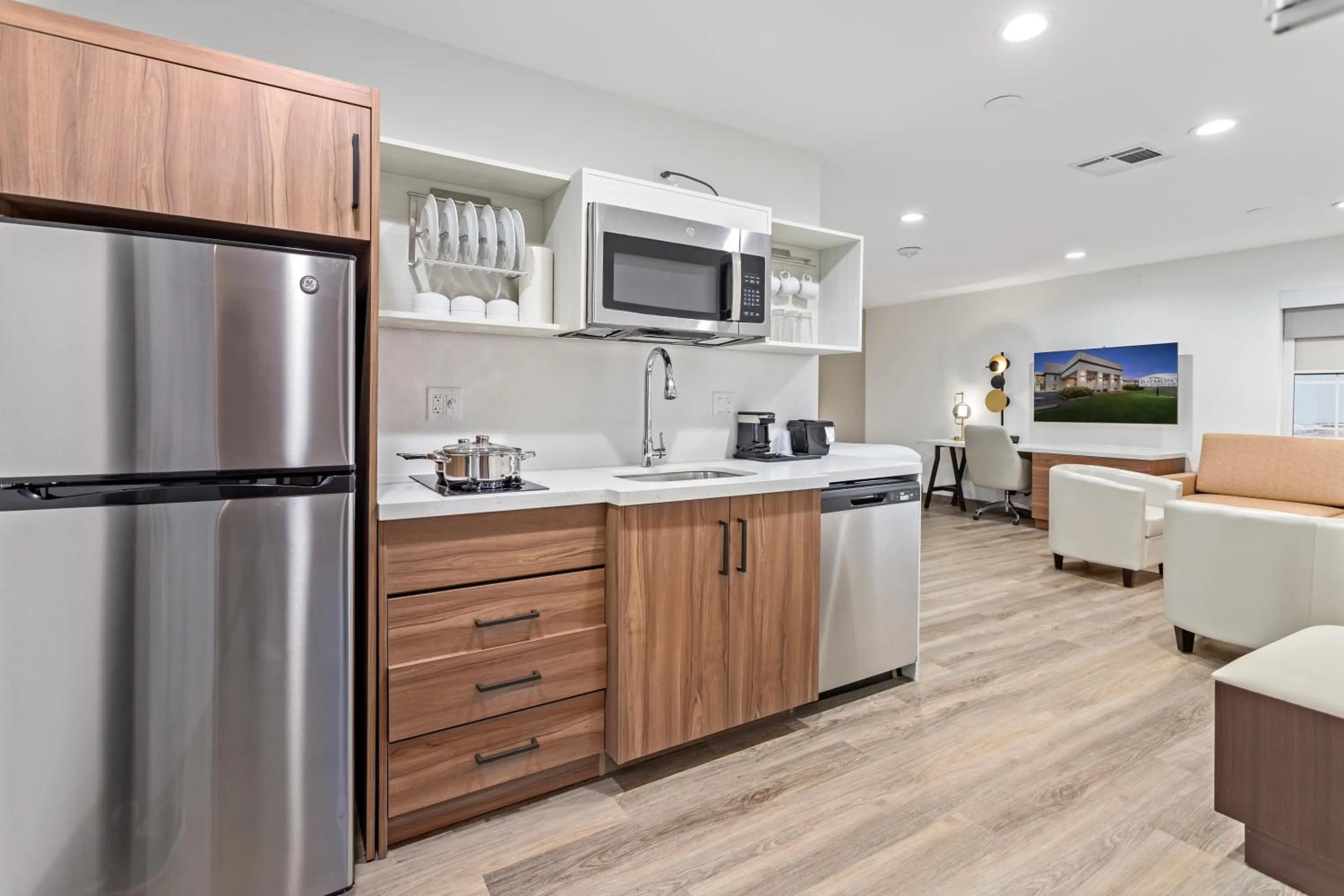 Kitchen or kitchenette in Baymont by Wyndham Beaumont
