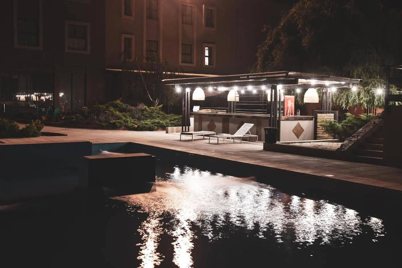 Swimming pool in Fuente Mayor Hotel & Casino