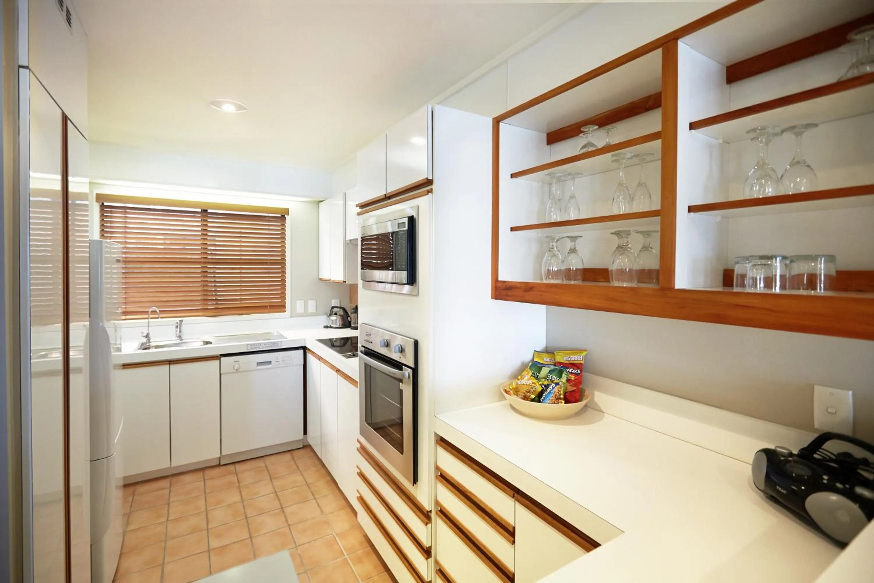 Kitchen or kitchenette in Pioneer Waterfront Apartments