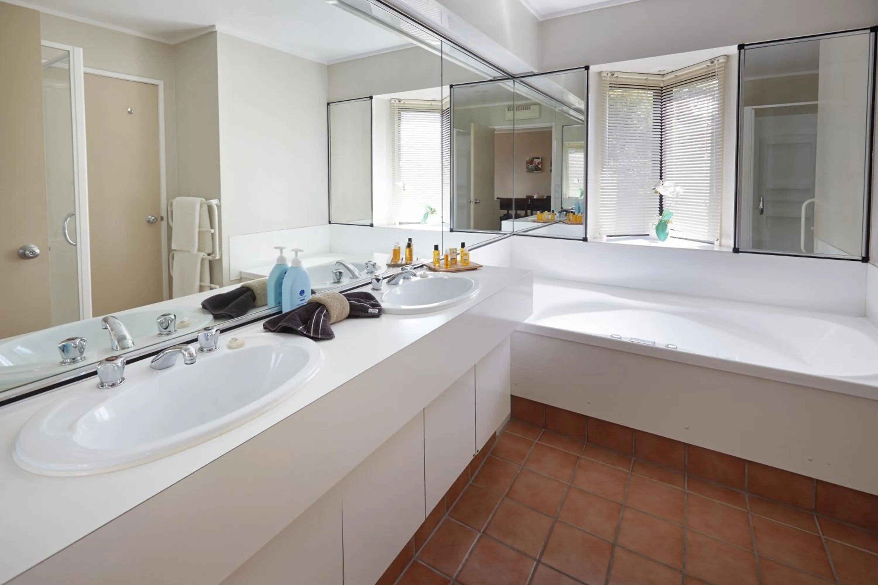 Bathroom in Pioneer Waterfront Apartments