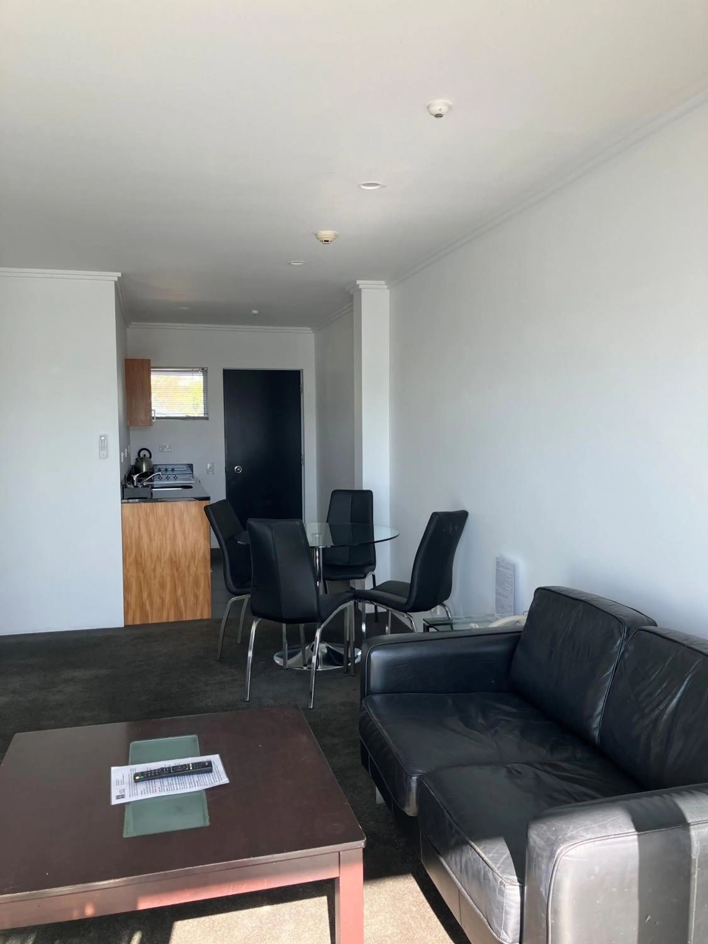 Dining area in Auto Lodge