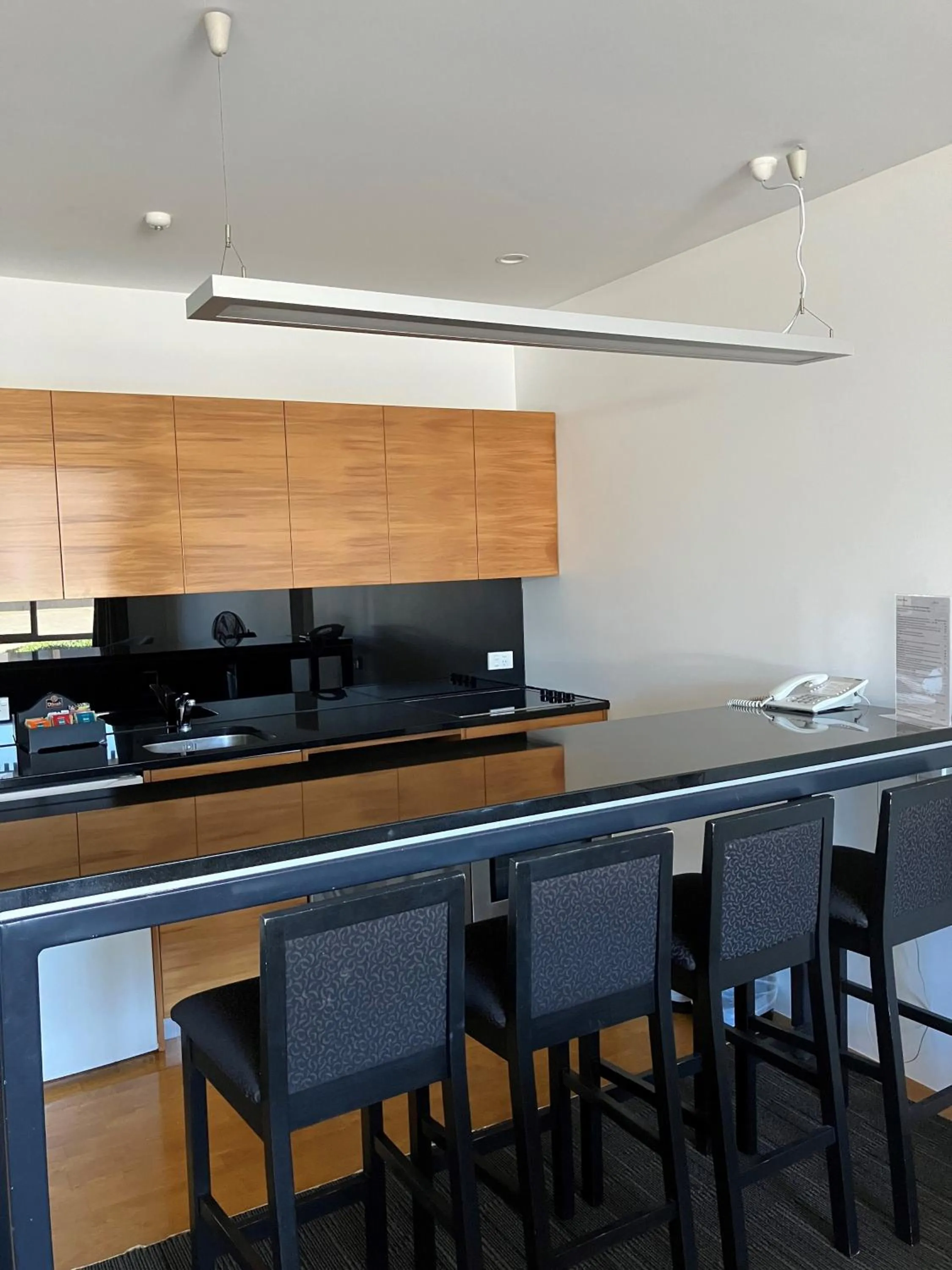 Dining area in Auto Lodge