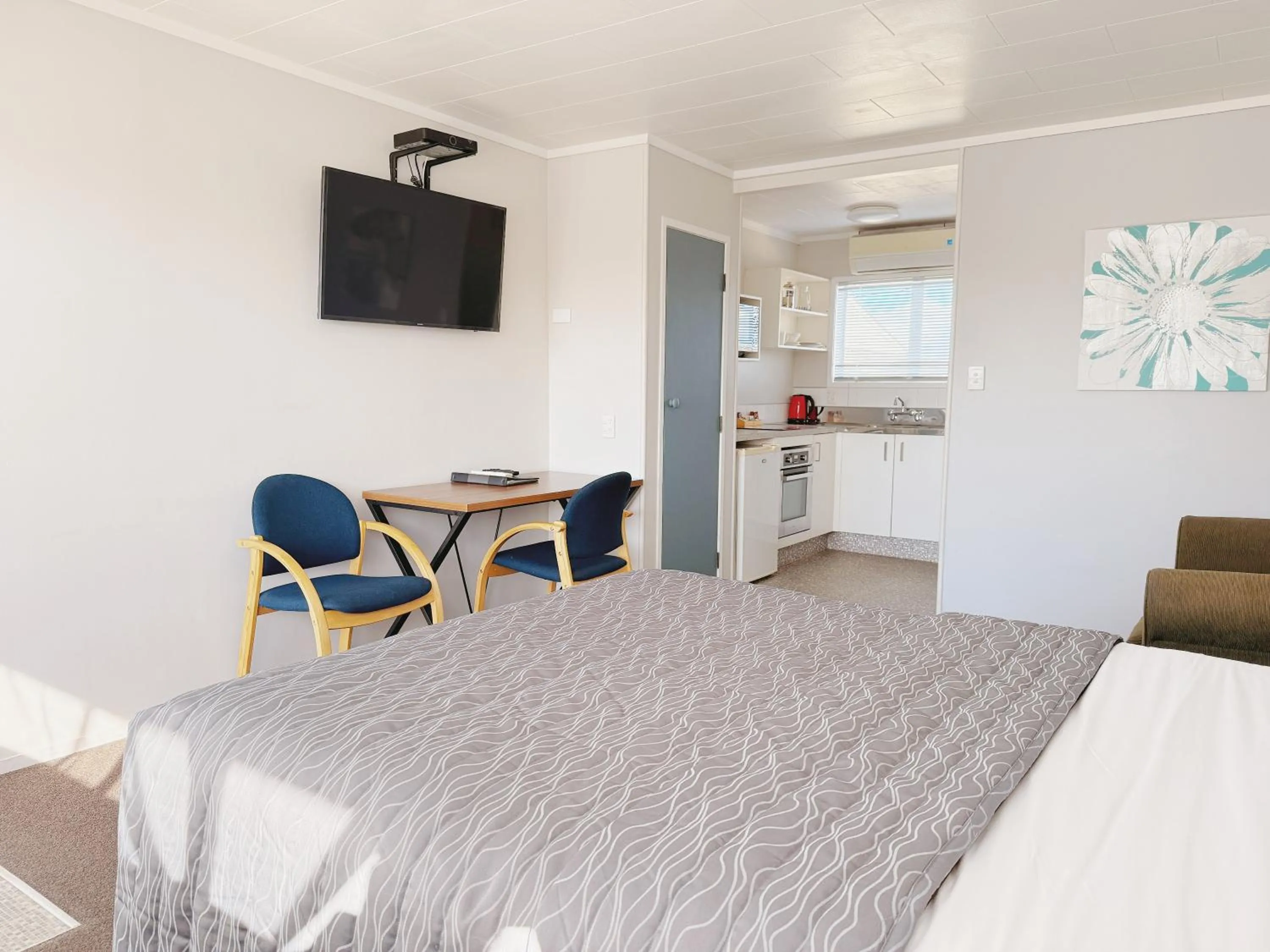 Bed in Continental Motel