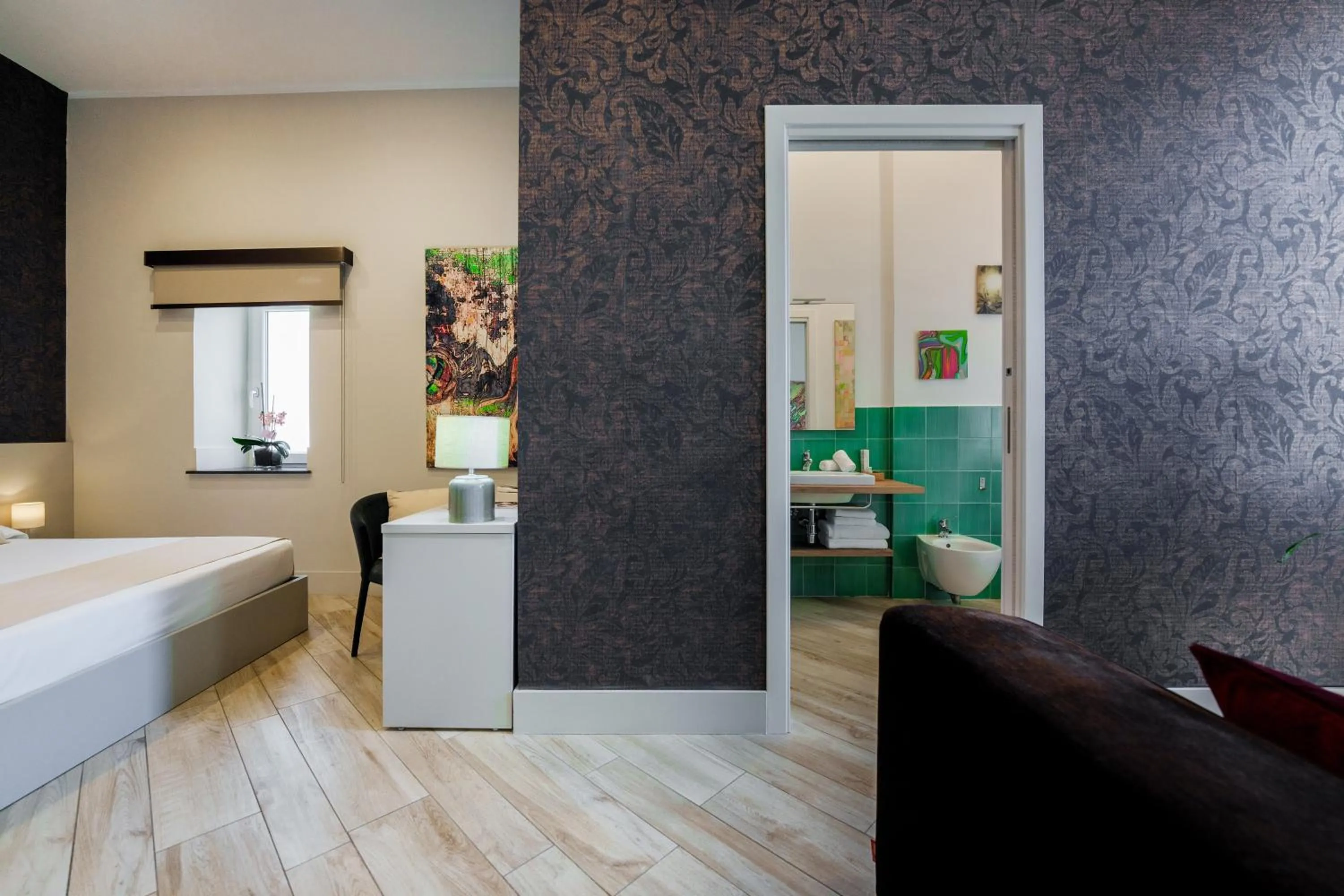 Bed in It's Room Naples