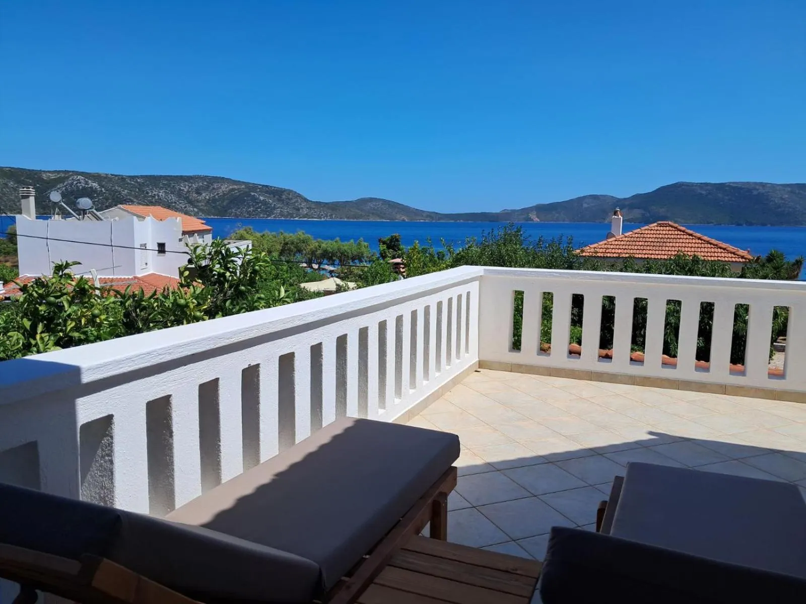 Balcony/Terrace in Pelagos Villas