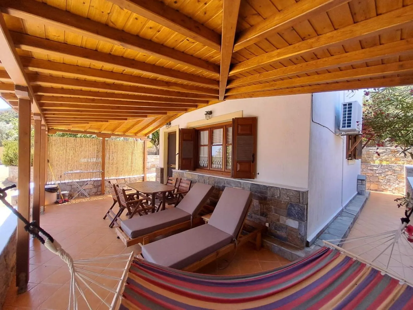 Patio in Pelagos Villas