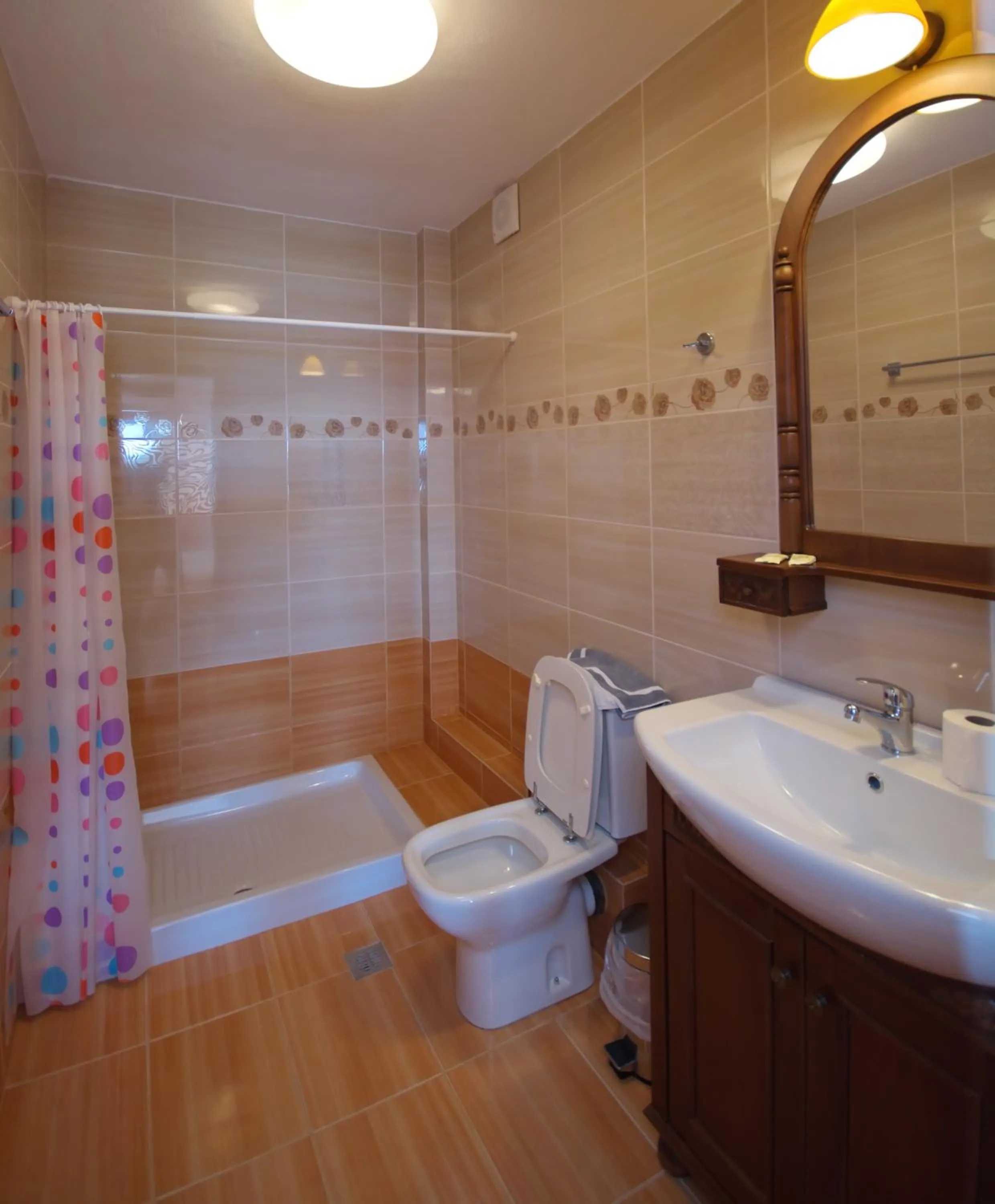 Bathroom in Pelagos Villas
