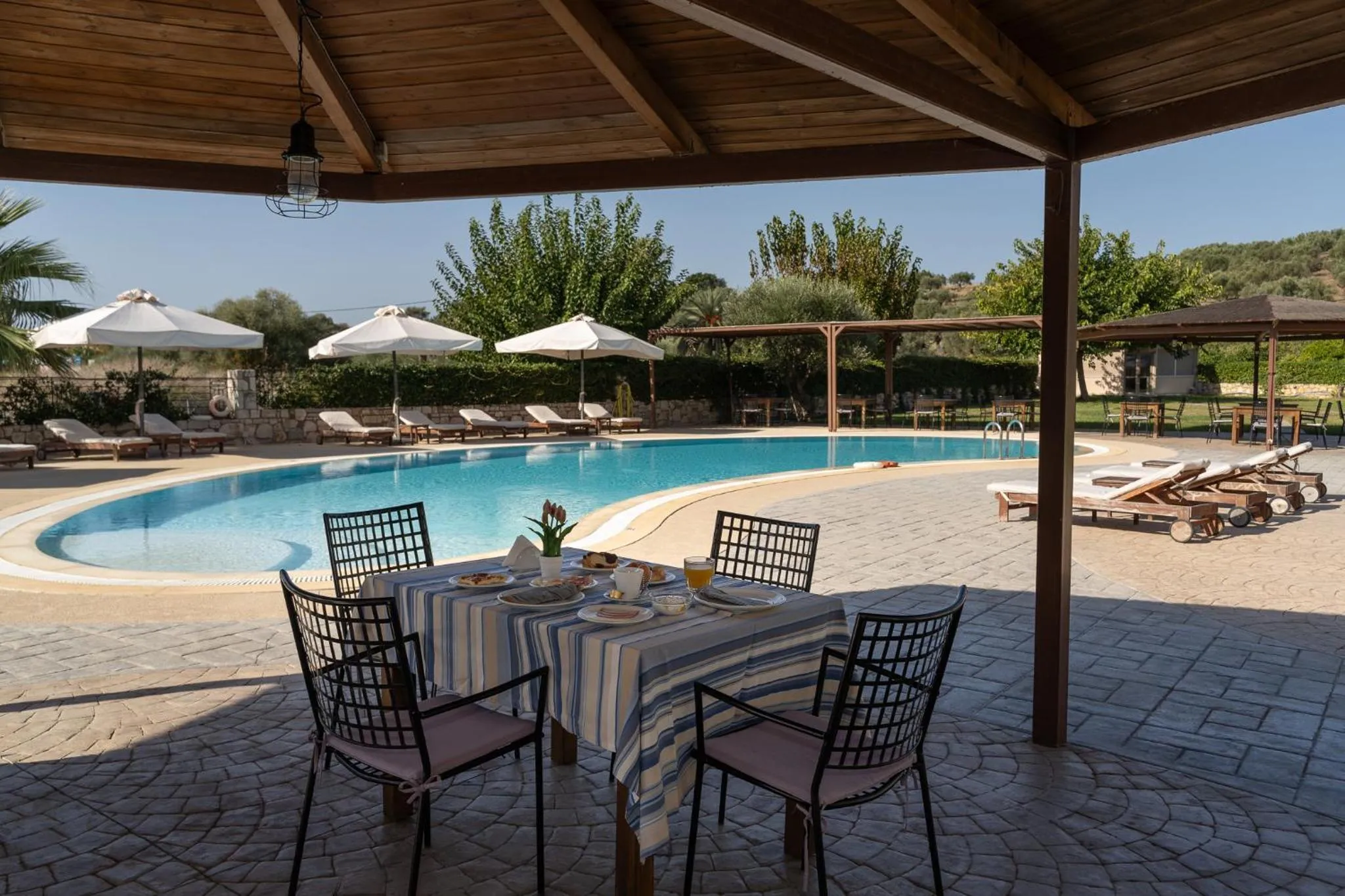 Swimming pool in Tsokas Hotel