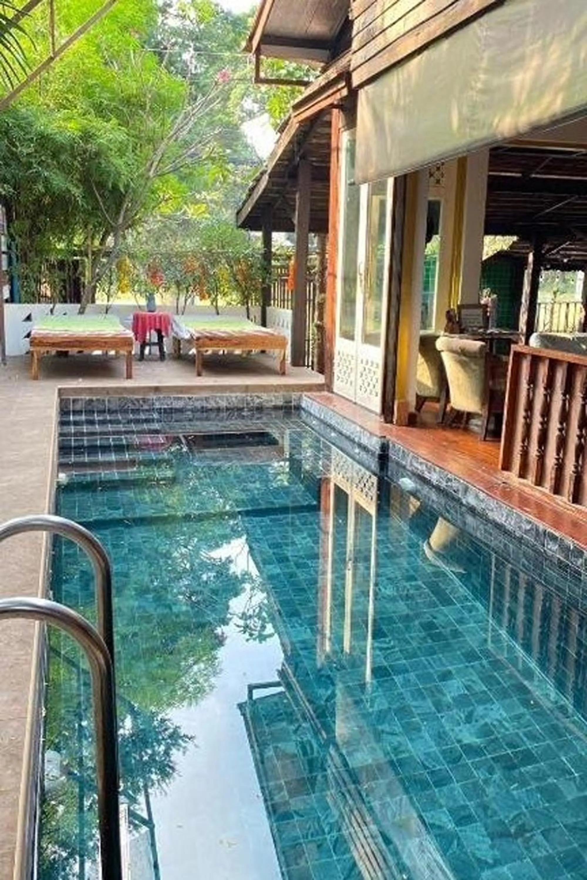 Swimming pool in Seven Senses Guesthouse
