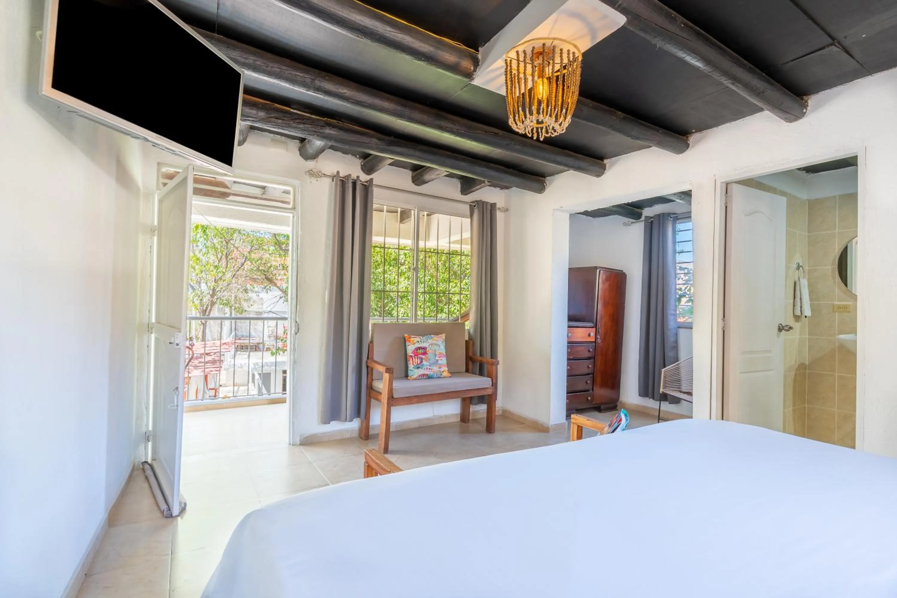 Bed in Vito Hotel Boutique Taganga