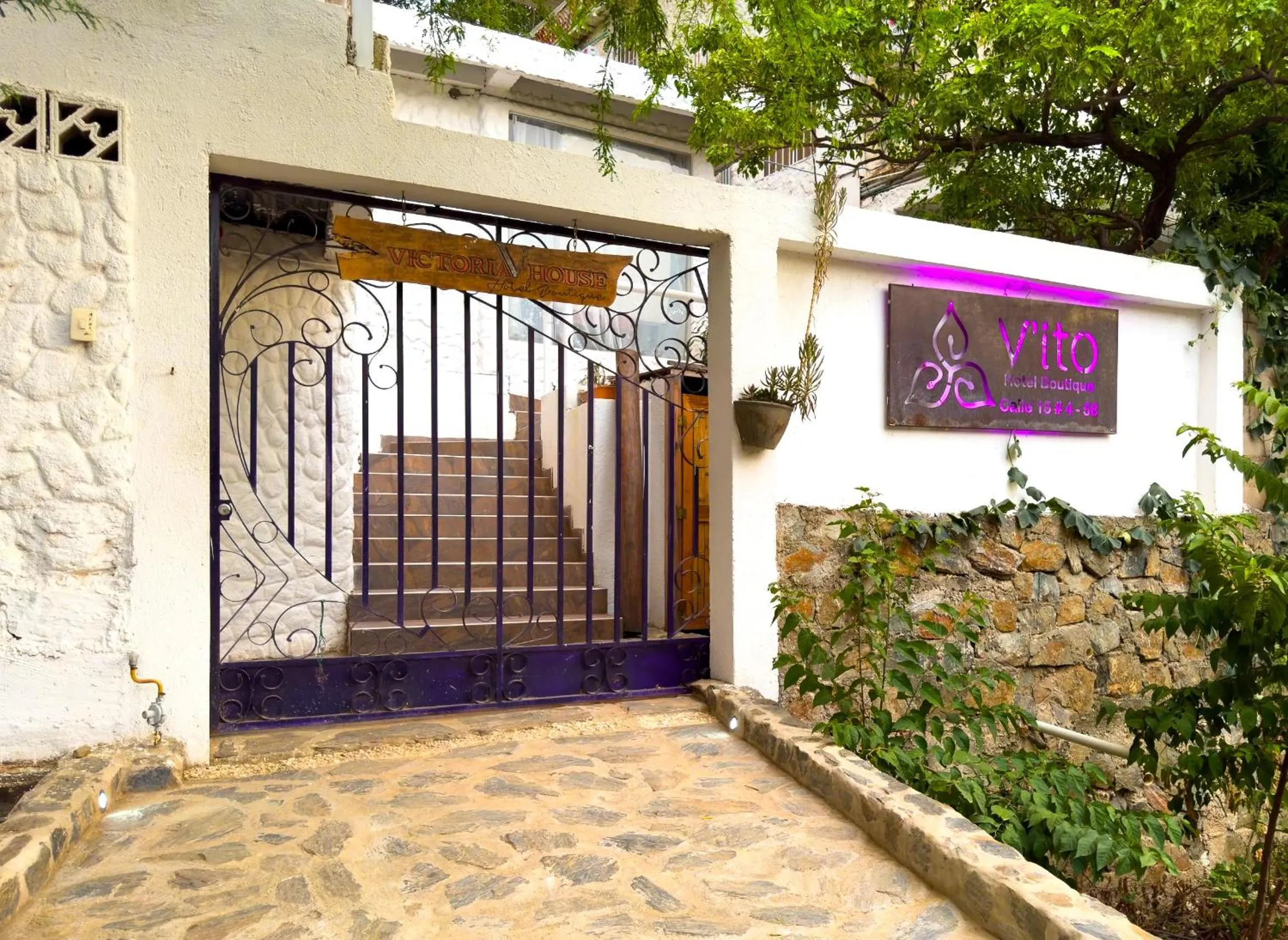 Facade/entrance in Vito Hotel Boutique Taganga