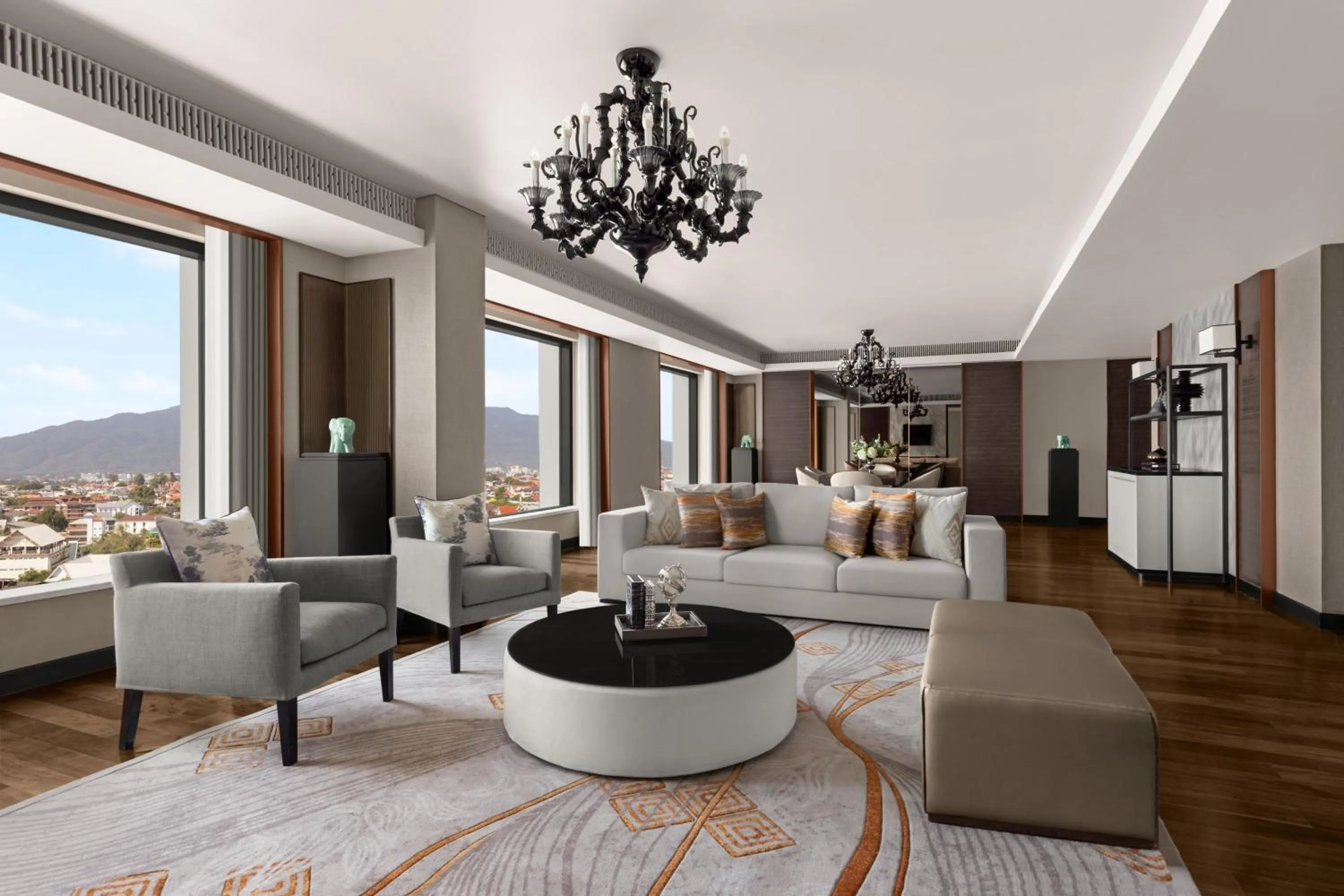 Living room in Chiang Mai Marriott Hotel