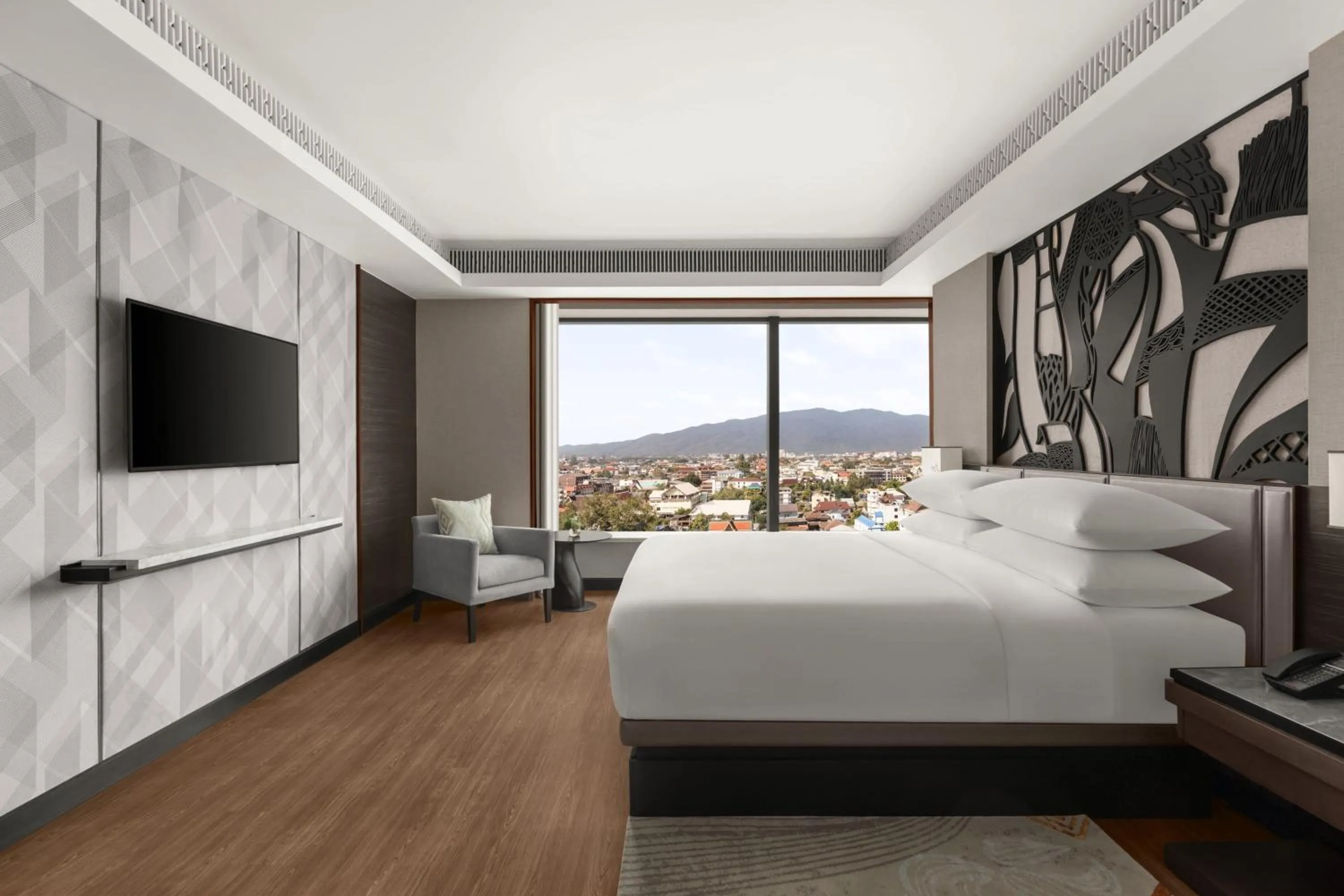 Bedroom, Bed in Chiang Mai Marriott Hotel