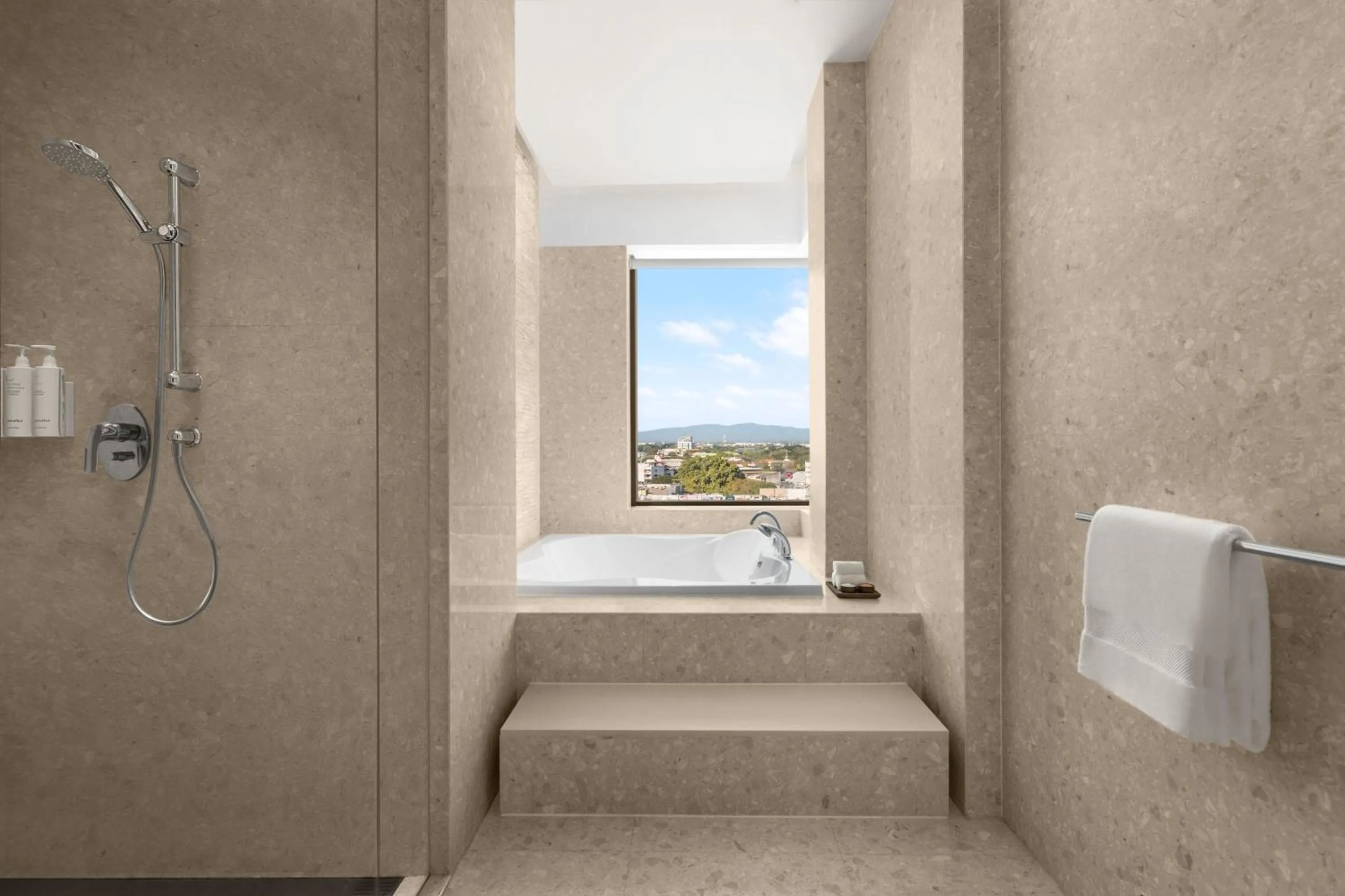 Bathroom in Chiang Mai Marriott Hotel