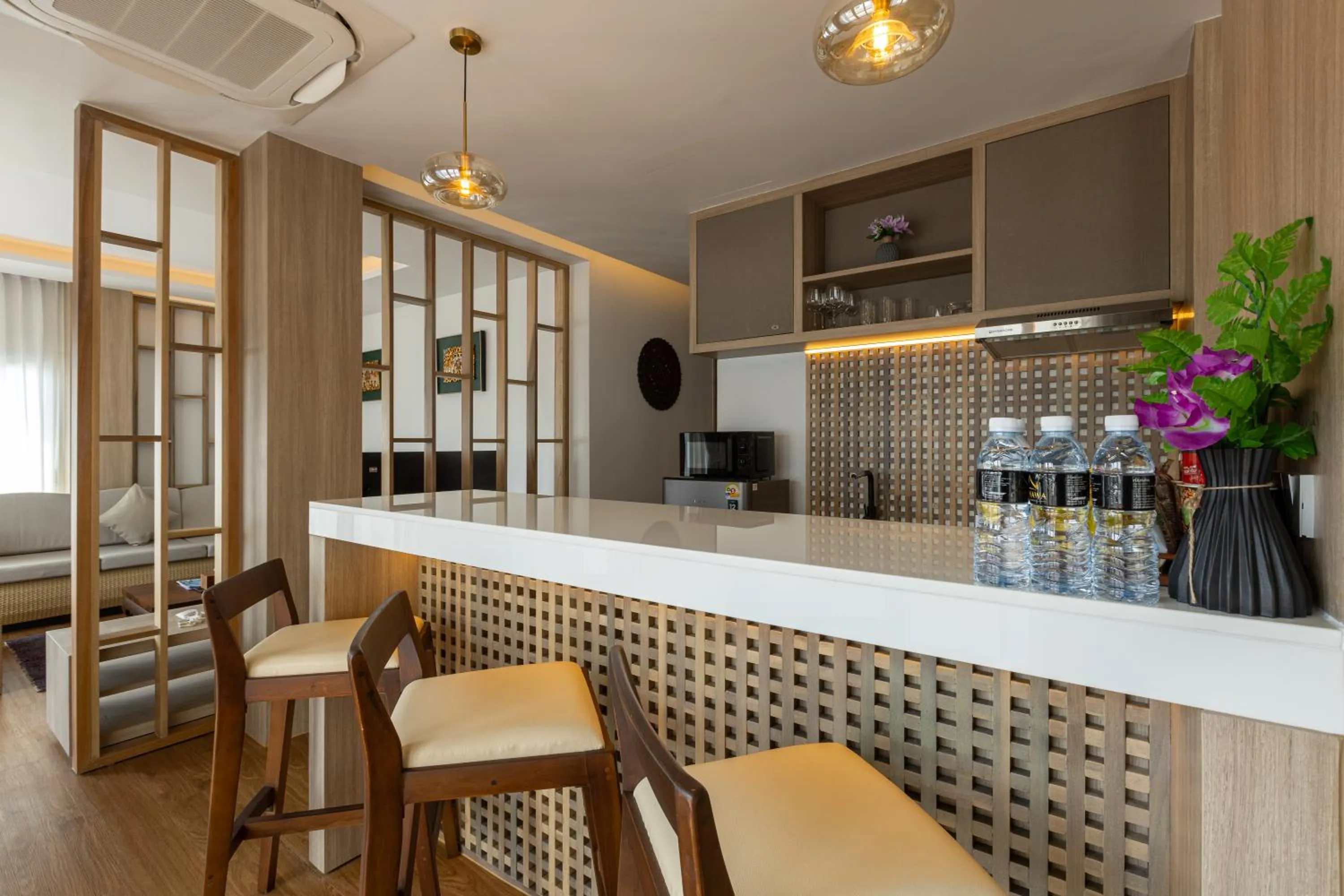 Kitchen or kitchenette in Phunawa Resort Phuket Karon Beach - SHA Plus