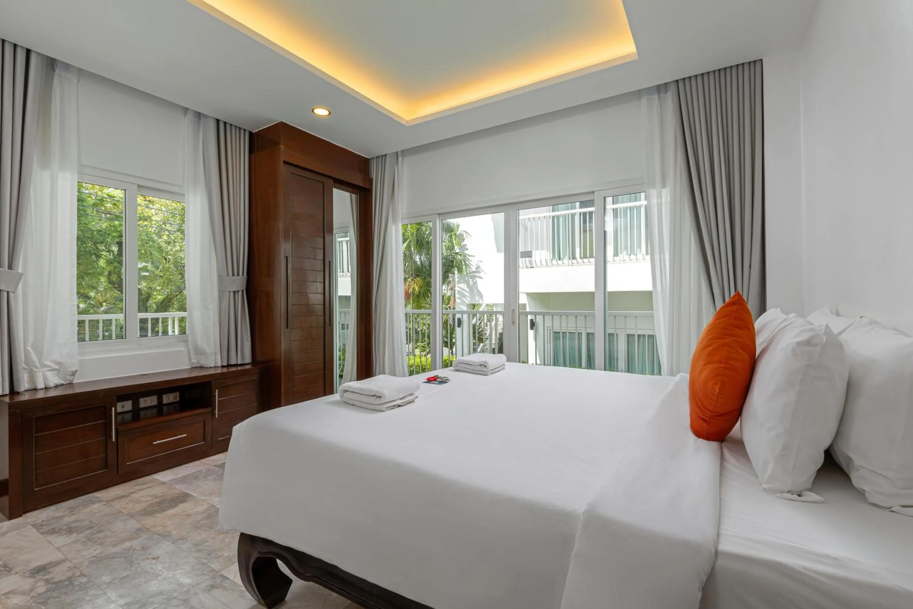 Bedroom, Bed in Phunawa Resort Phuket Karon Beach - SHA Plus