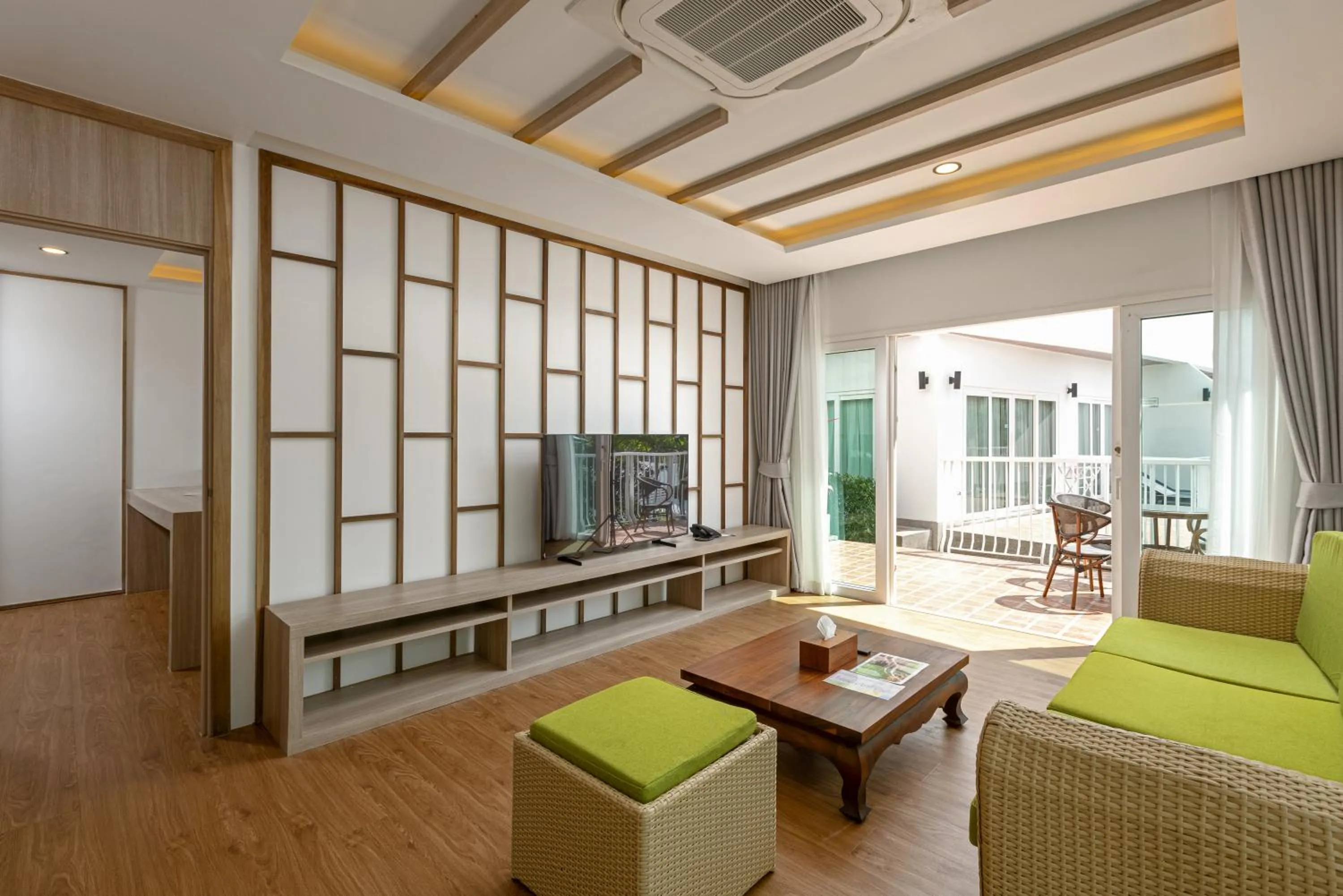 Living room in Phunawa Resort Phuket Karon Beach - SHA Plus