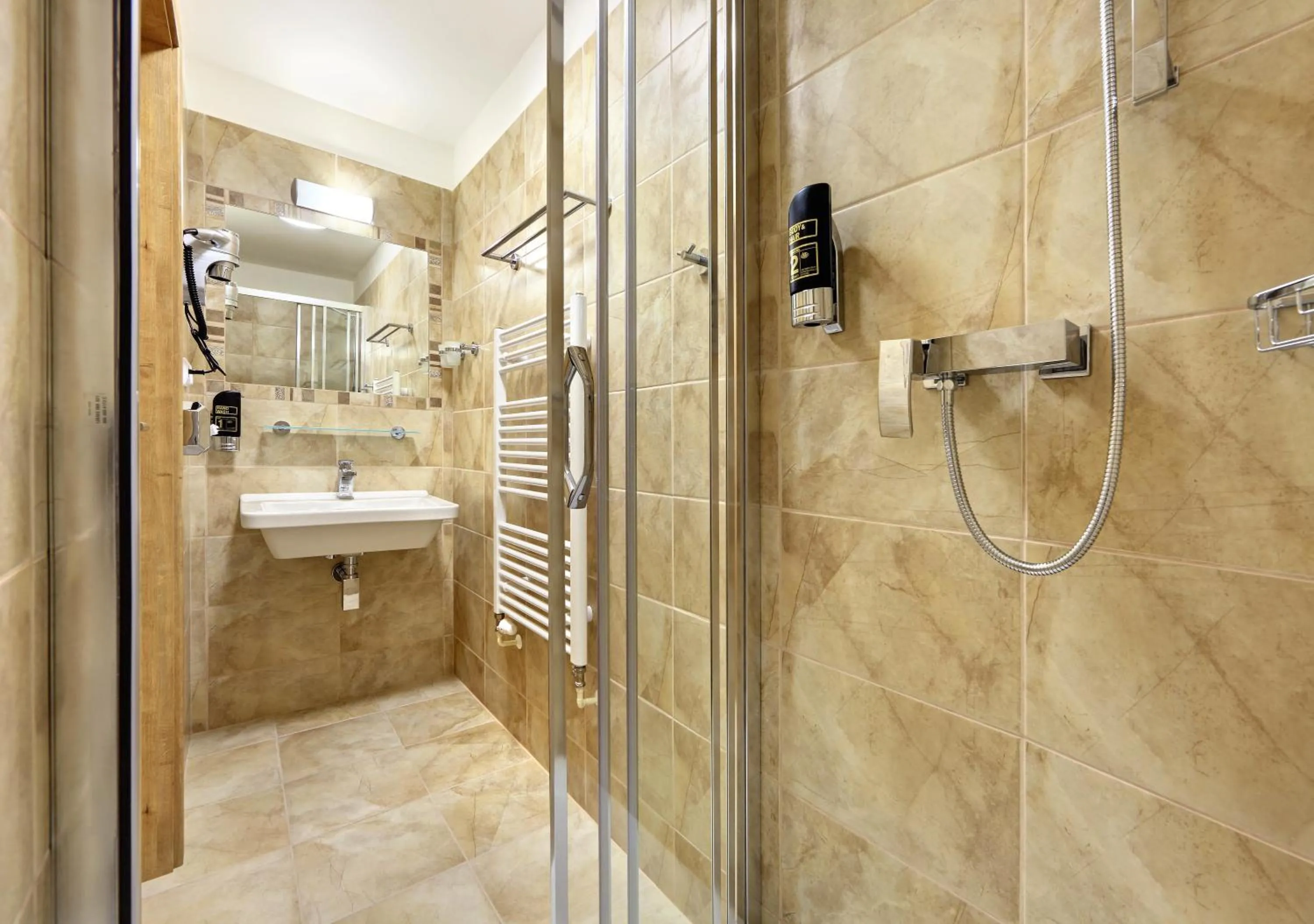 Bathroom in Martin Hotel Prague