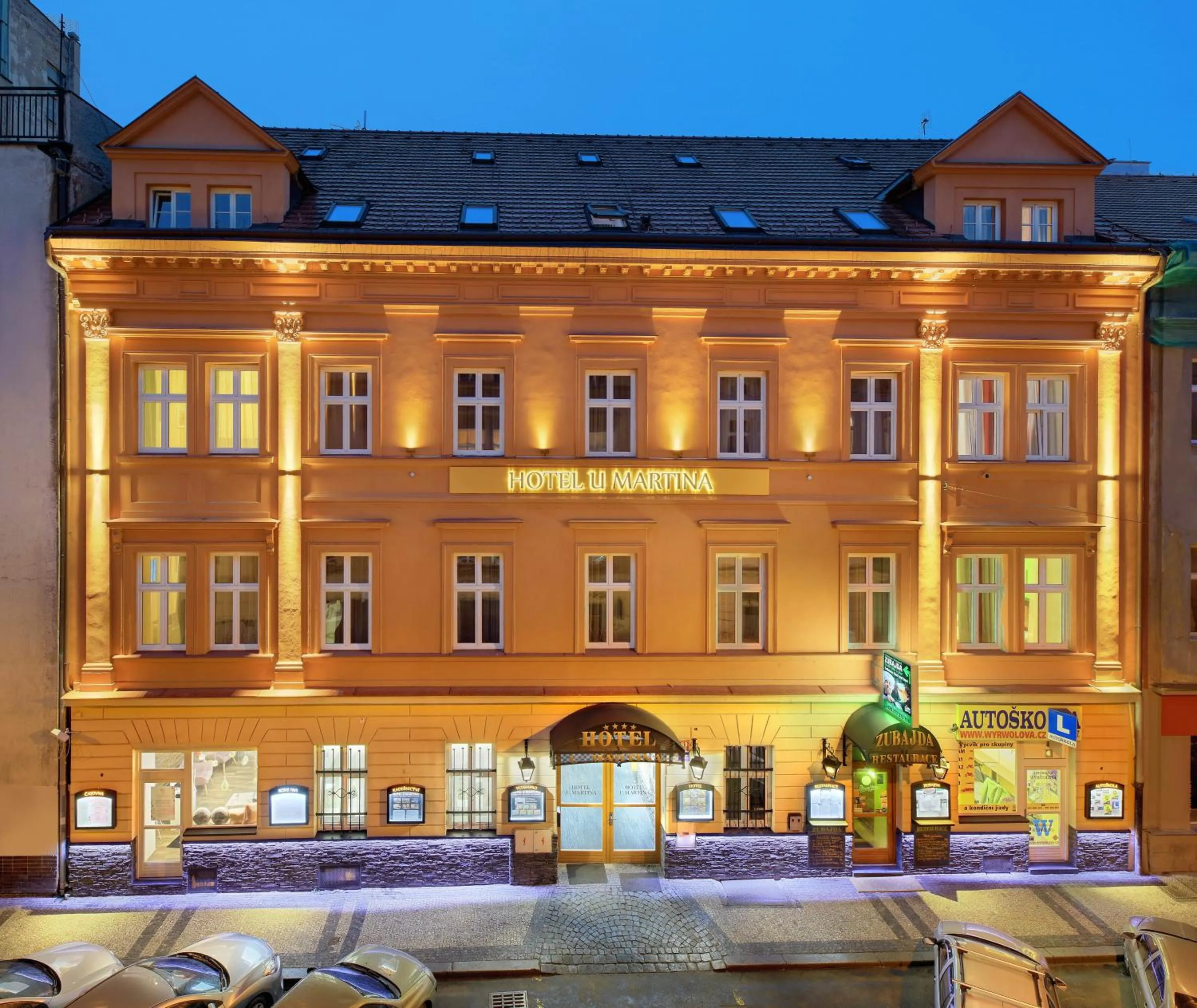 Property building in Martin Hotel Prague