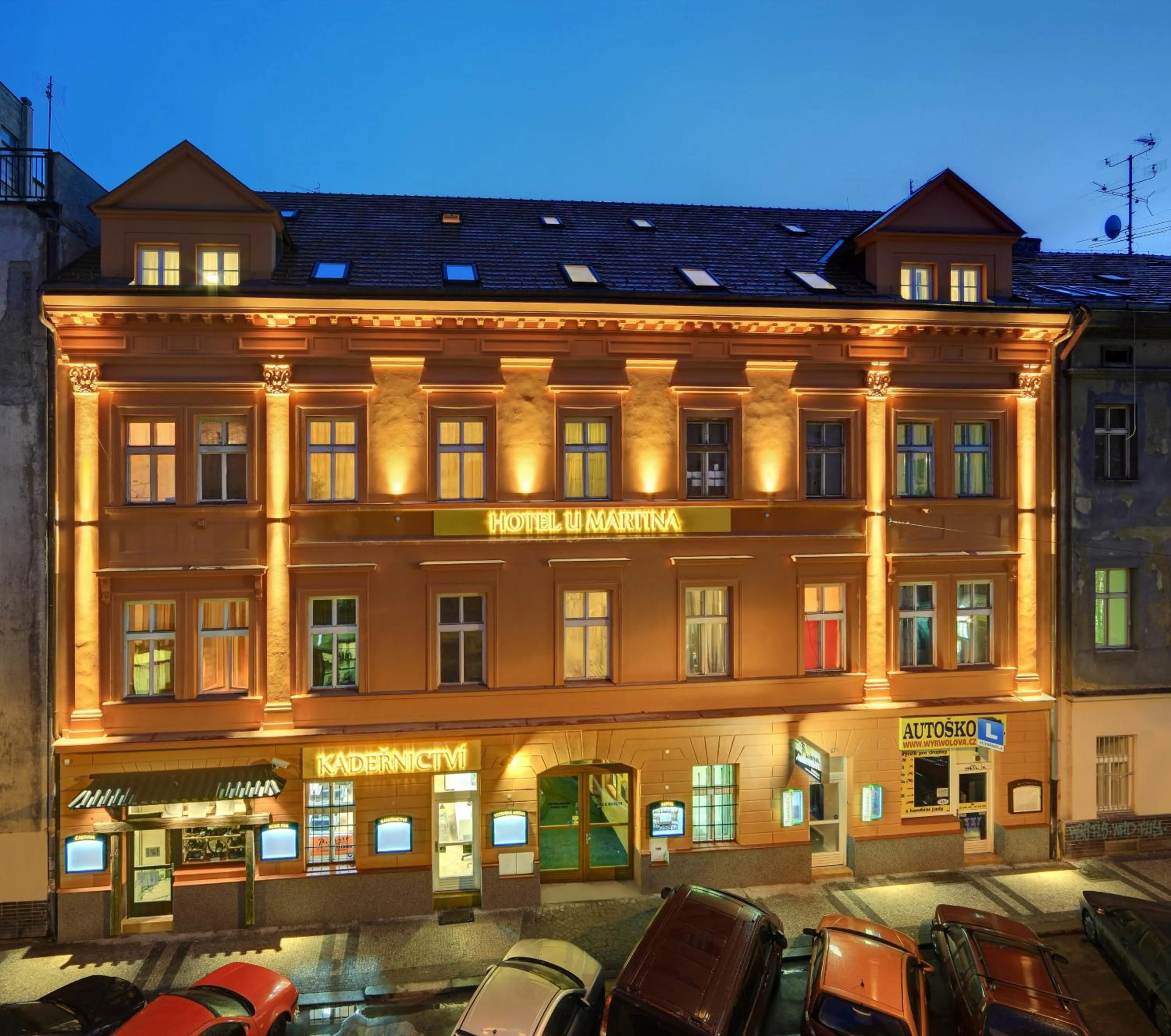 Property building in Martin Hotel Prague