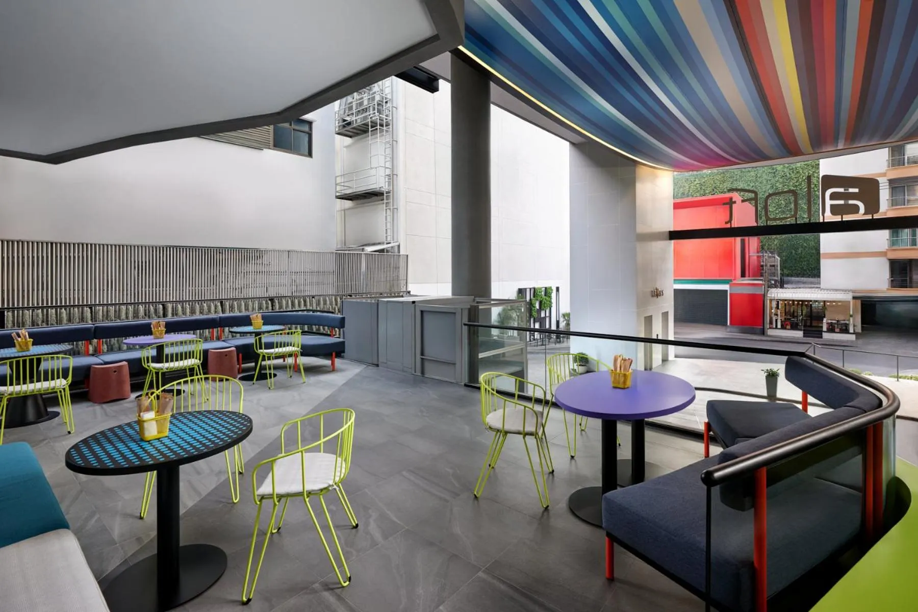 Balcony/Terrace in Aloft Bangkok - Sukhumvit 11