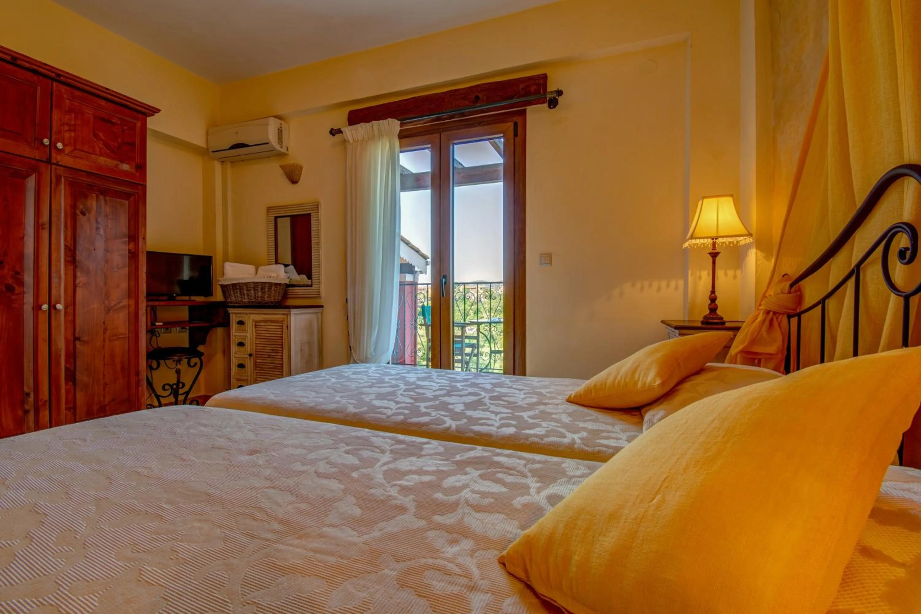 Bedroom, Bed in Corfu Sokraki Villas