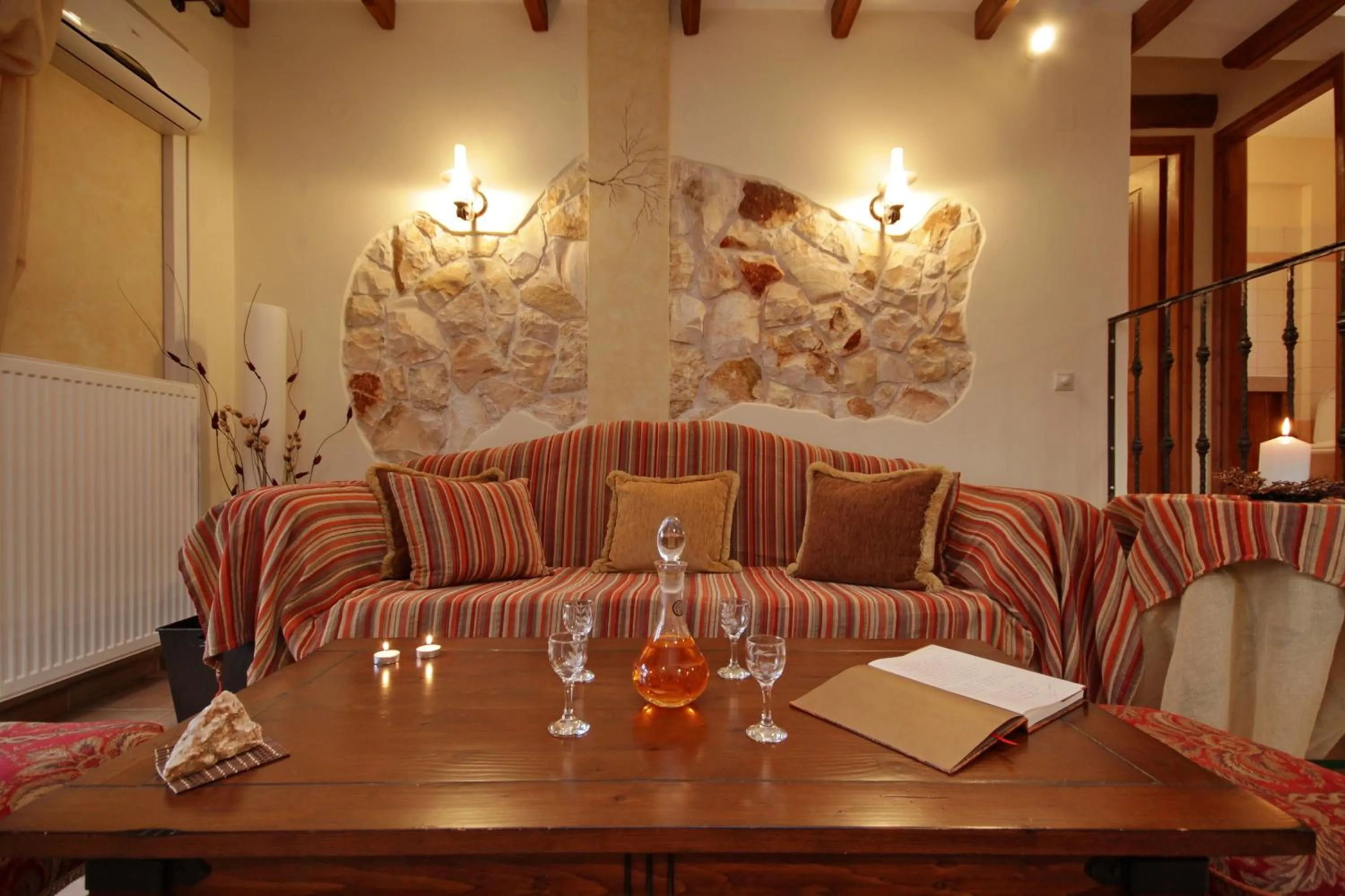 Living room in Corfu Sokraki Villas