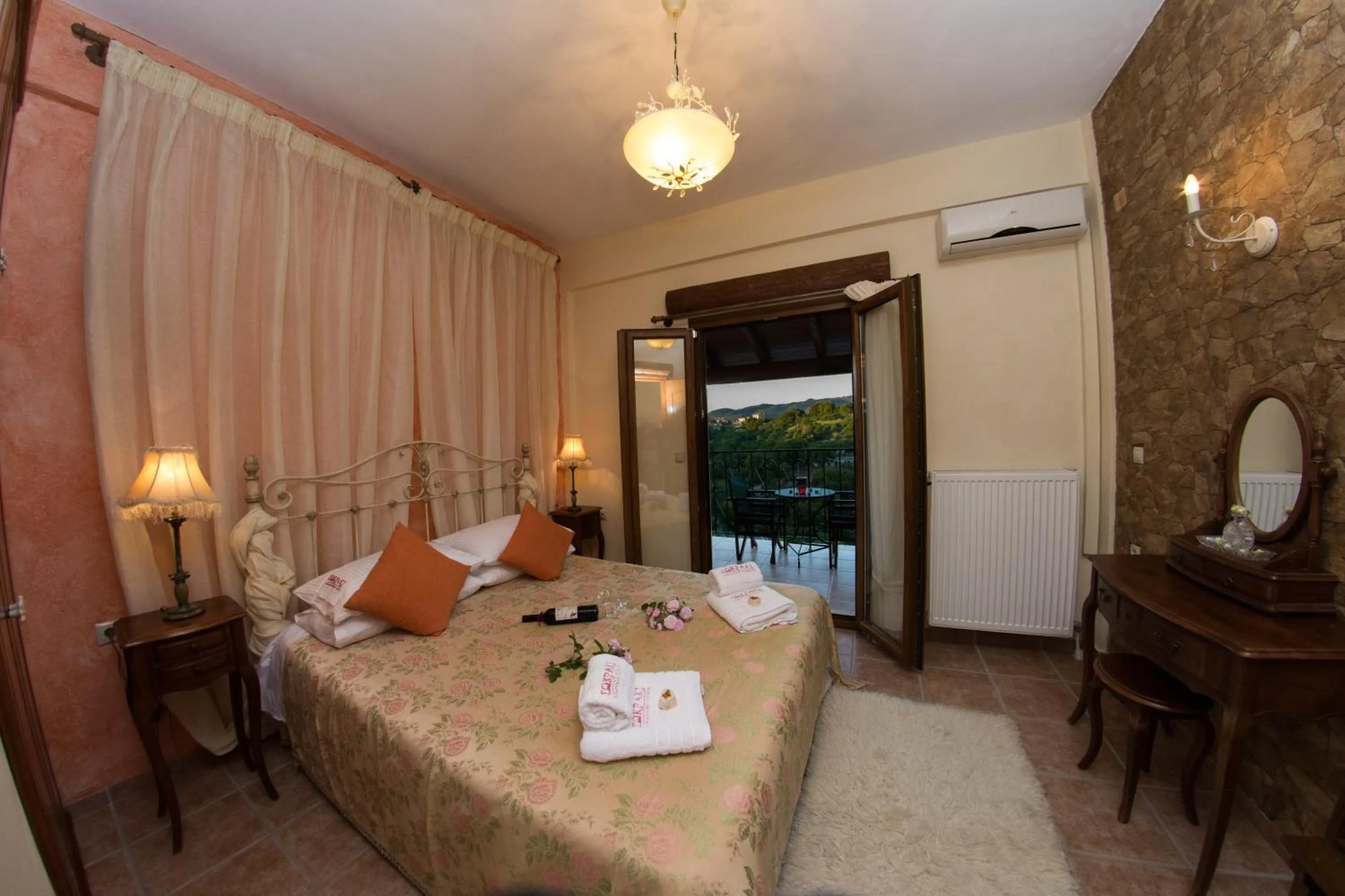 Bedroom, Bed in Corfu Sokraki Villas