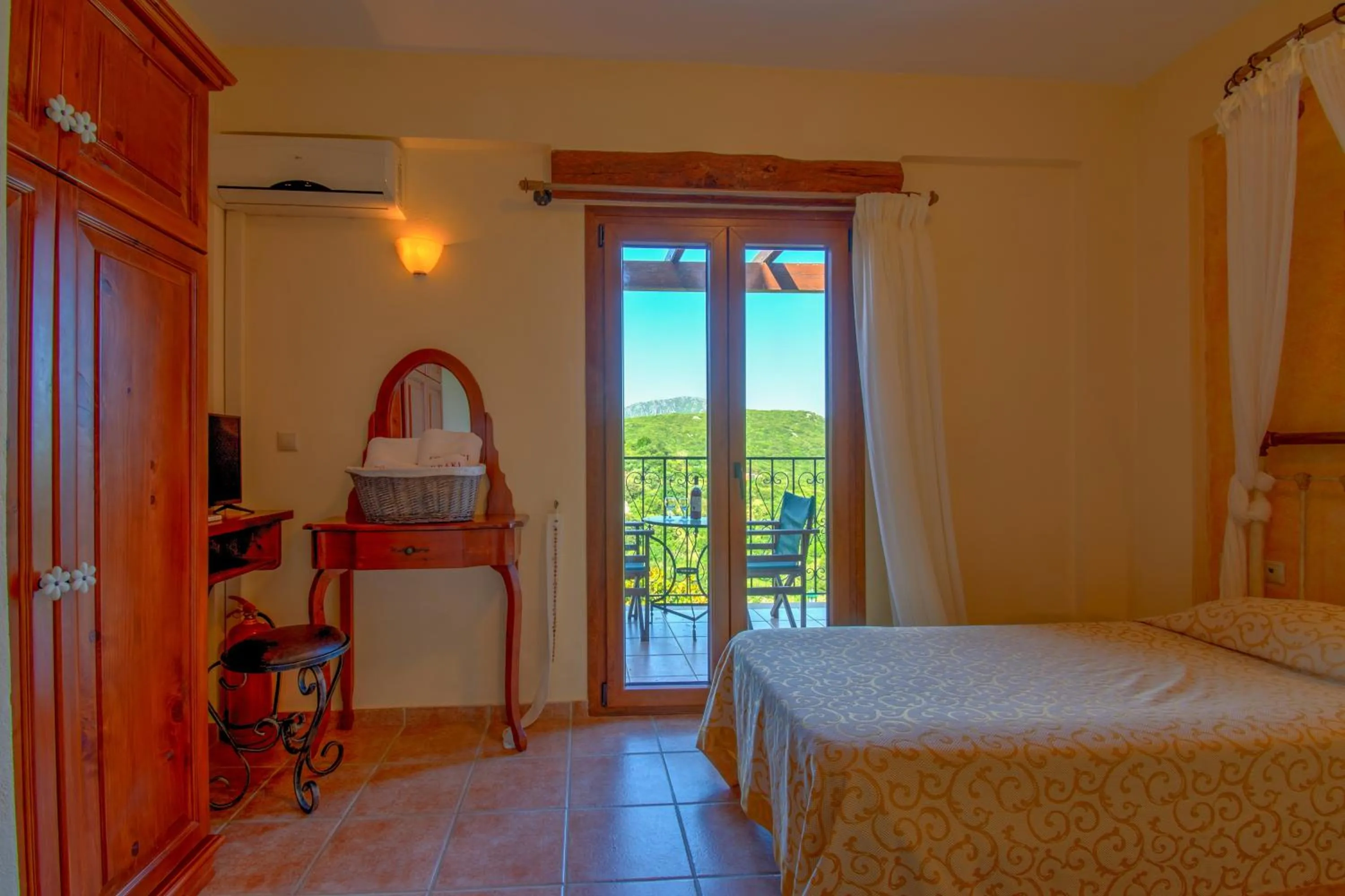 Bedroom, Bed in Corfu Sokraki Villas