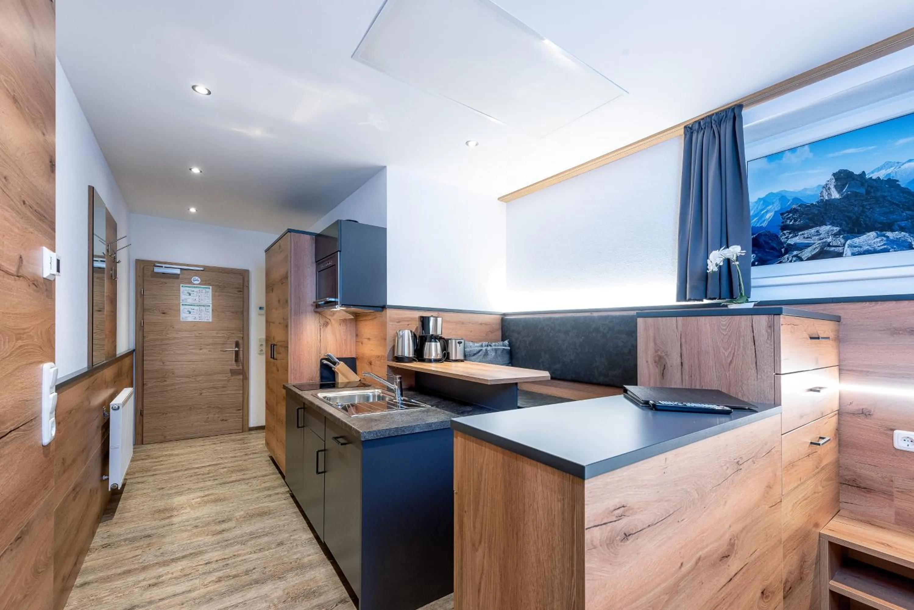 Kitchen or kitchenette in Alpenresort Thanner